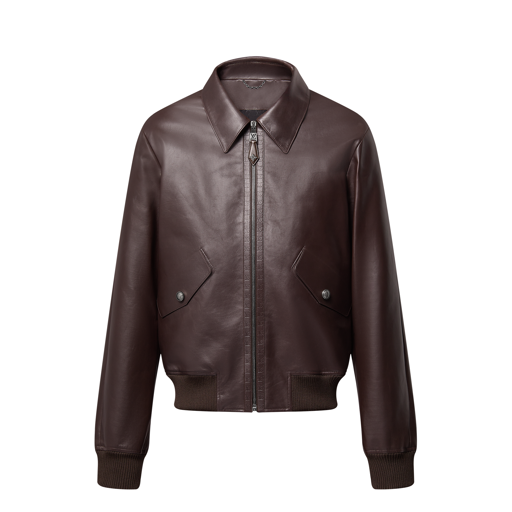 Cazadora bomber de piel  Hombre Prêt-à-Porter Cazadoras y abrigos | LOUIS VUITTON (Zoom de producto)