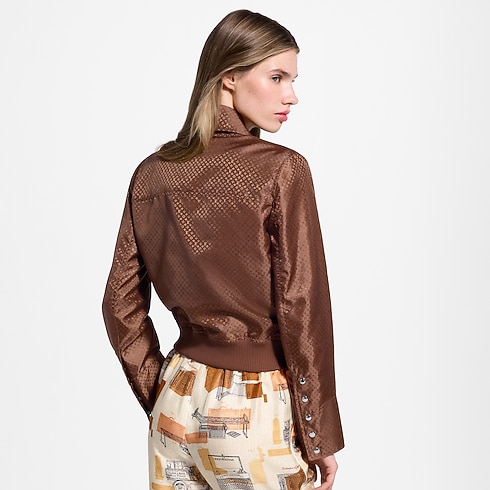 Cazadora bomber Nanogram Mujer Prêt-à-Porter Abrigos y chaquetas | LOUIS VUITTON (Zoom de producto)