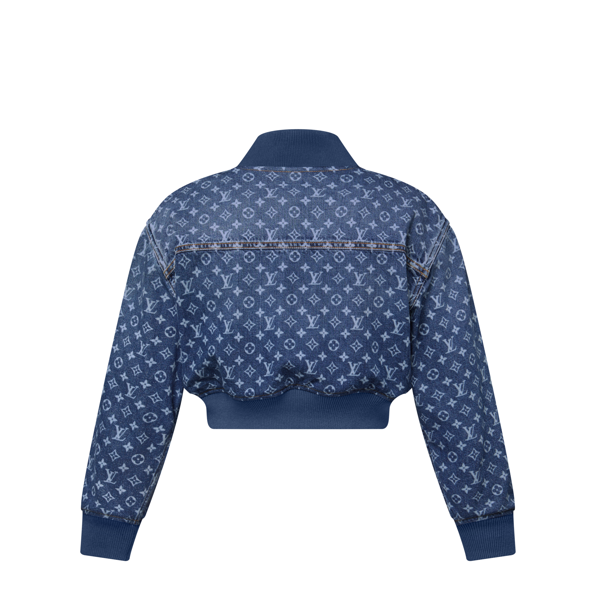 Cazadora bomber vaquera Monogram  Mujer Prêt-à-Porter Abrigos y chaquetas | LOUIS VUITTON (Zoom de producto)