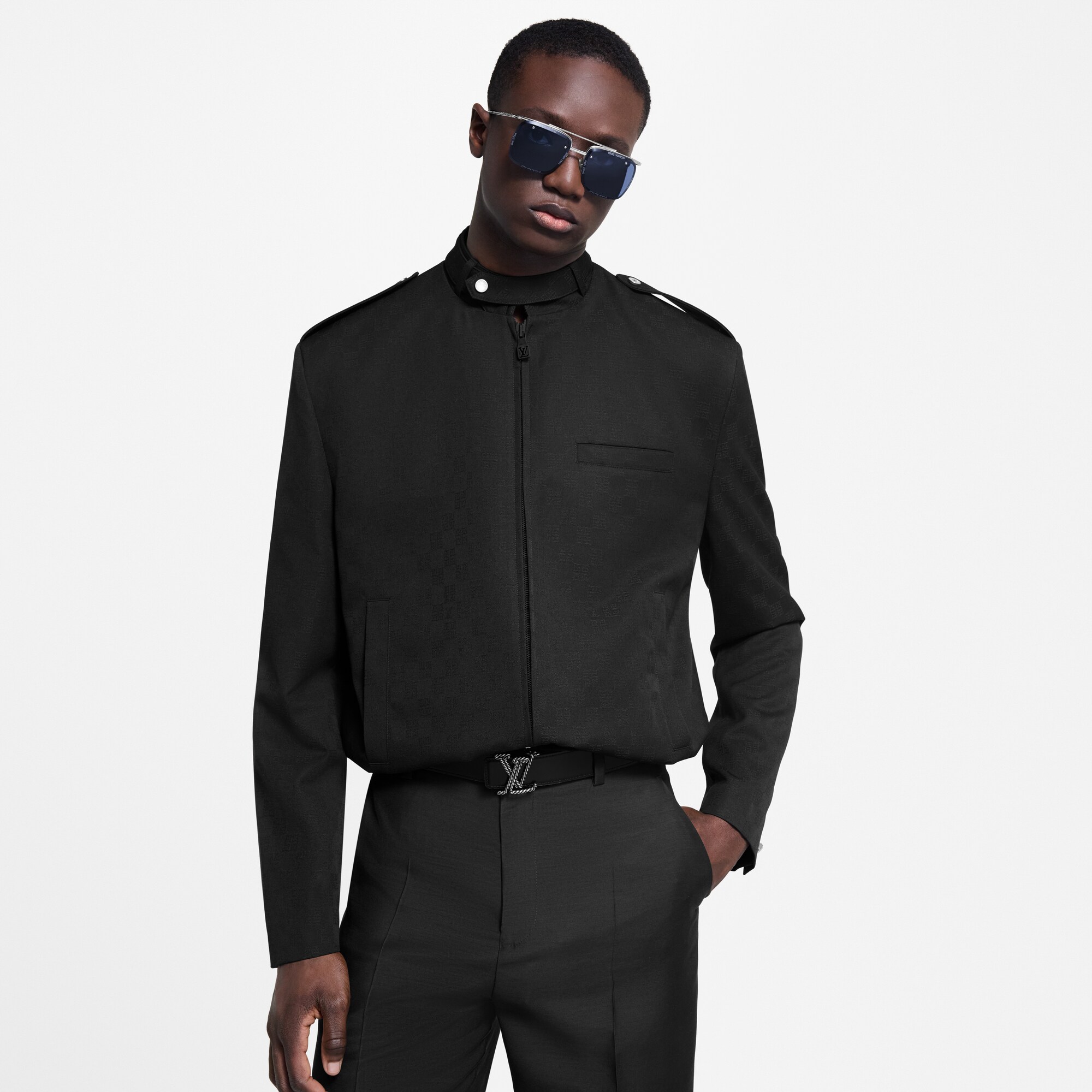 Cazadora Damier de traje  Hombre Prêt-à-Porter Cazadoras y abrigos | LOUIS VUITTON (Zoom de producto)