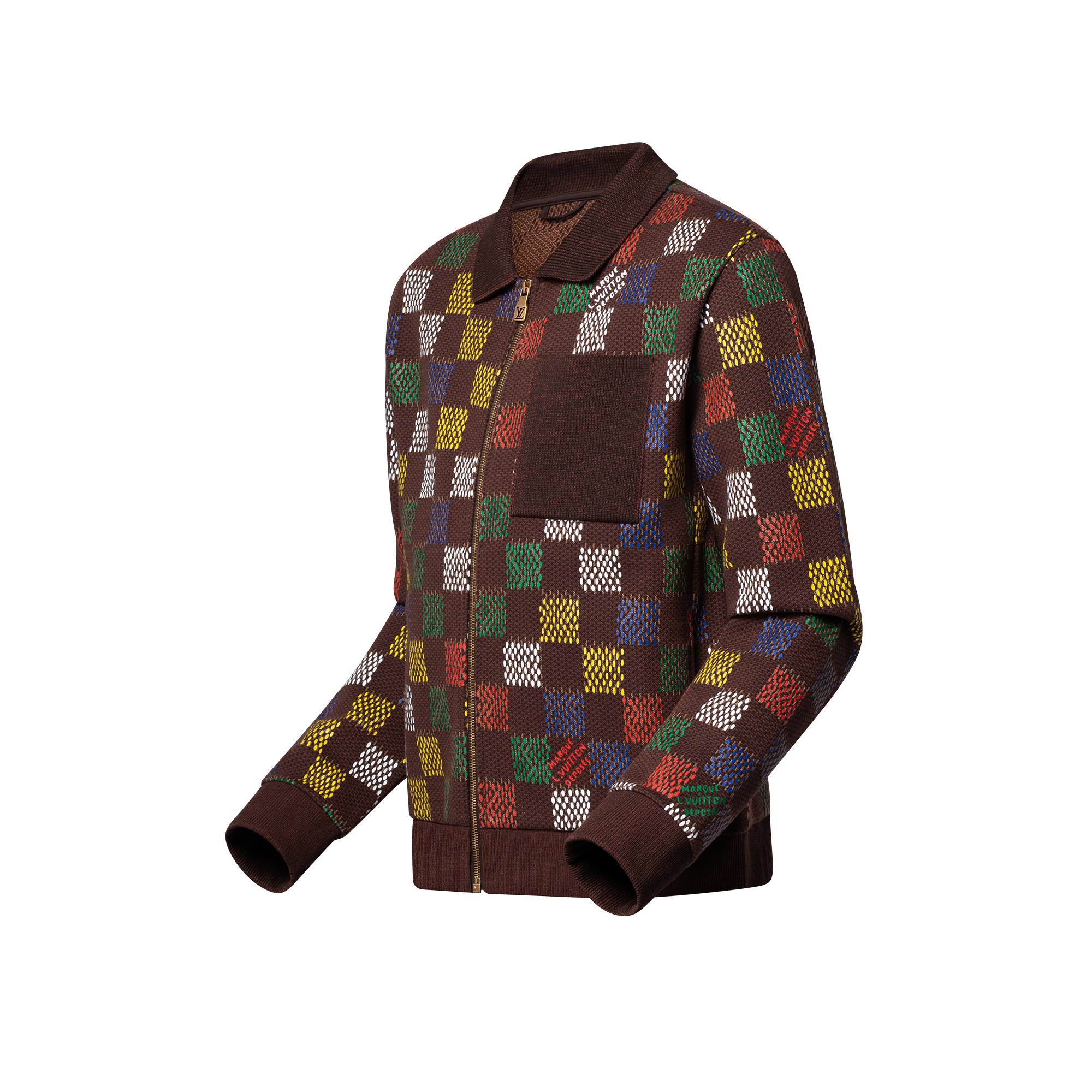 Cazadora Damier en punto de algodón  Hombre Prêt-à-Porter Todo Prêt-à-Porter | LOUIS VUITTON (Zoom de producto)