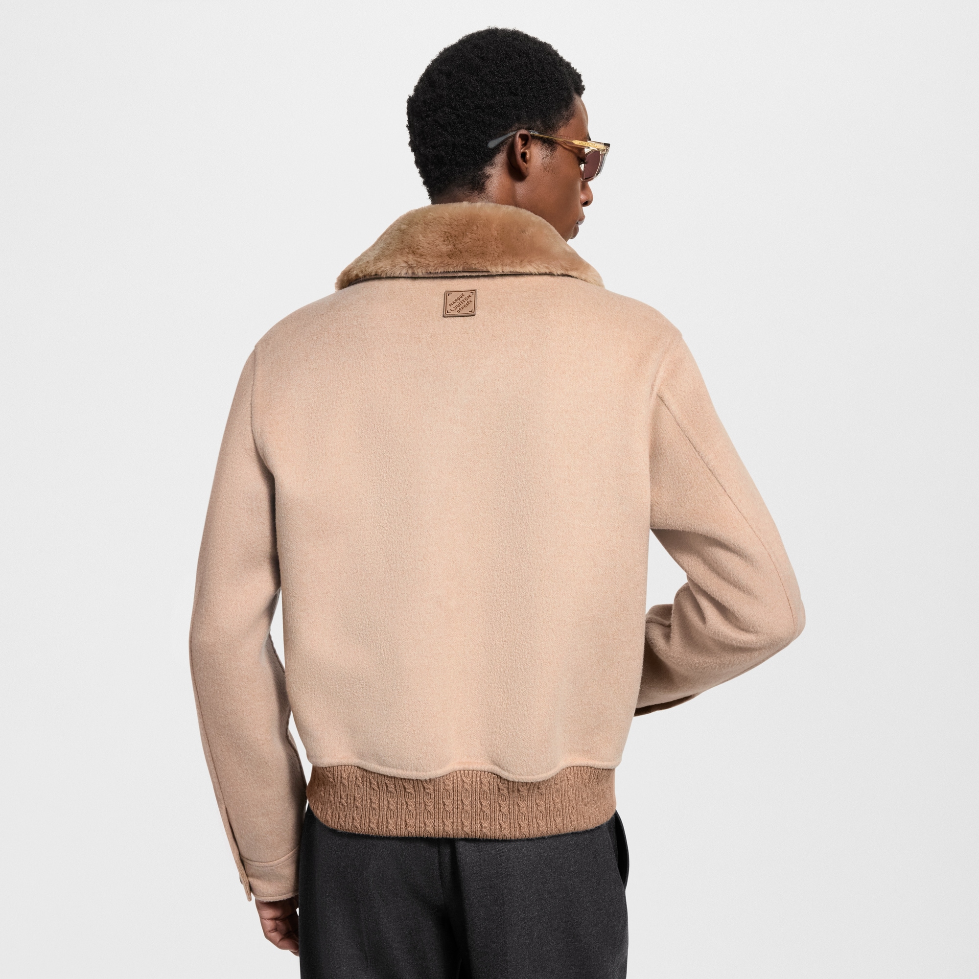 Cazadora de doble cara en pelo de vicuña y cachemir  Hombre Prêt-à-Porter Cazadoras y abrigos | LOUIS VUITTON (Zoom de producto)