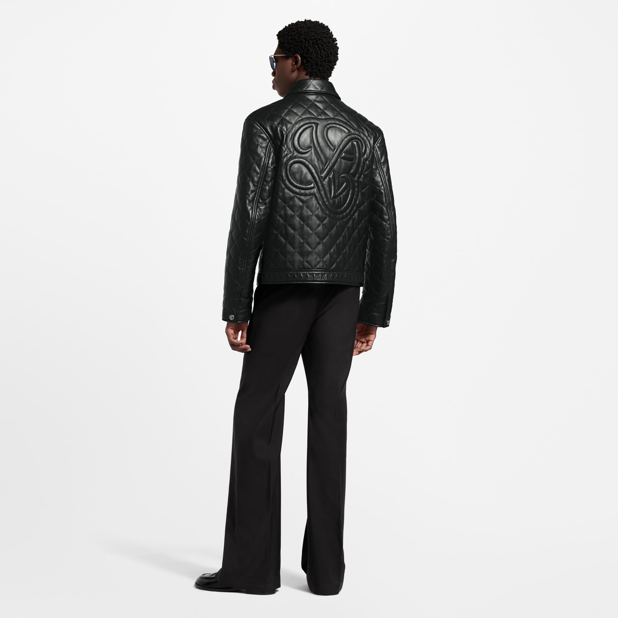 Cazadora de piel acolchada  Hombre Prêt-à-Porter Cazadoras y abrigos | LOUIS VUITTON (Zoom de producto)