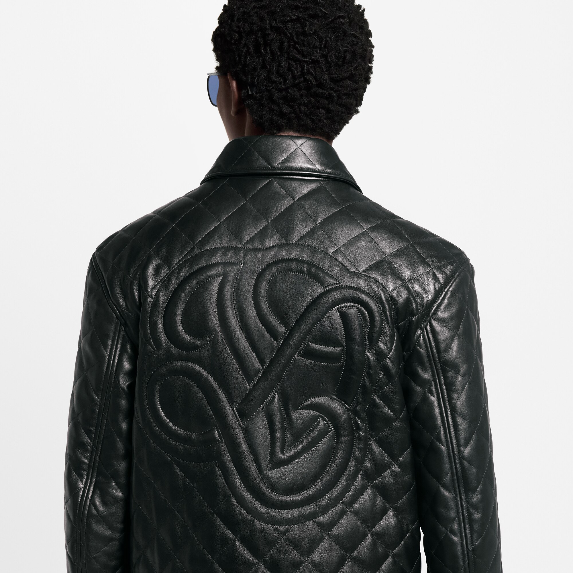 Cazadora de piel acolchada  Hombre Prêt-à-Porter Cazadoras y abrigos | LOUIS VUITTON (Zoom de producto)