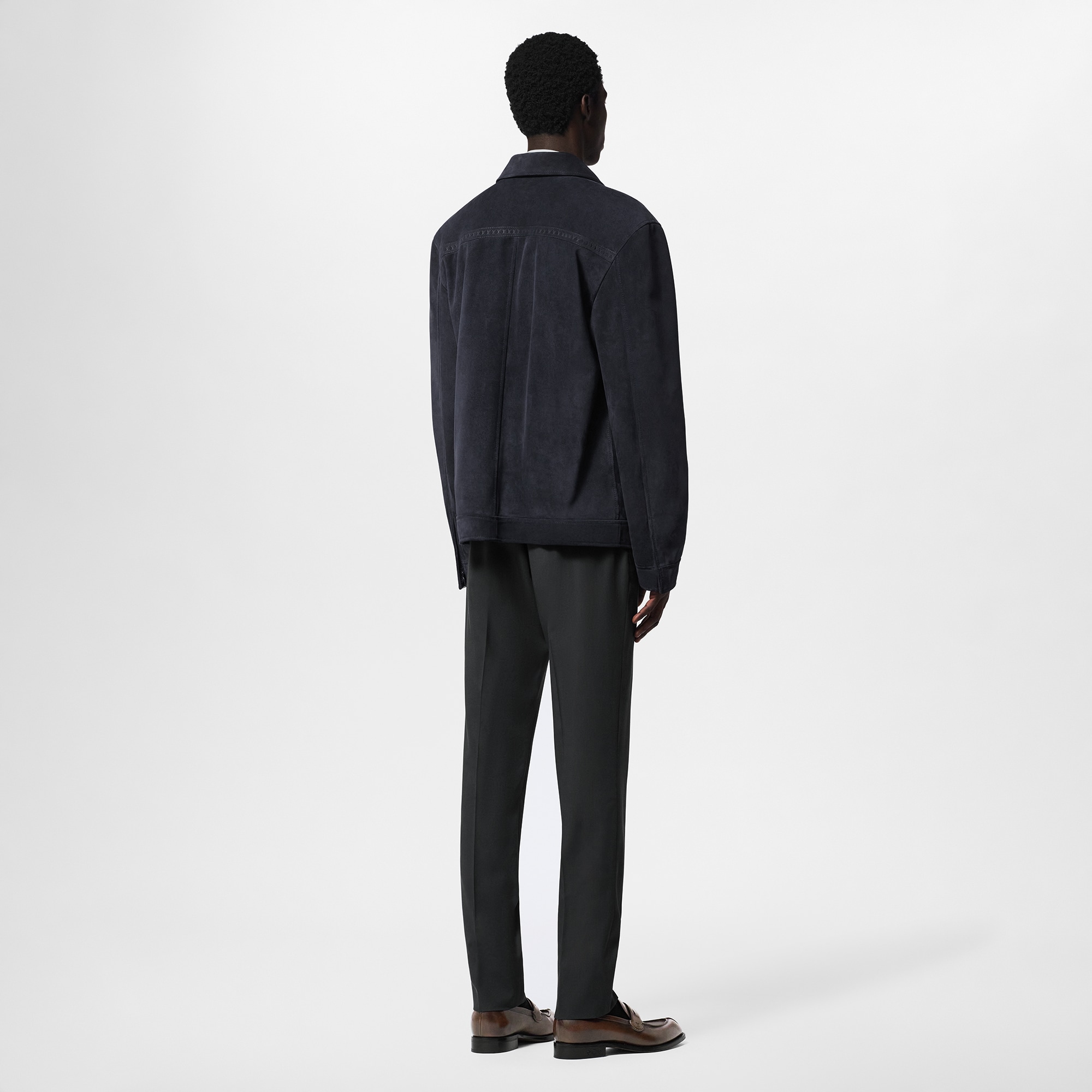 Cazadora de piel con cremallera  Hombre Prêt-à-Porter Cazadoras y abrigos | LOUIS VUITTON (Zoom de producto)