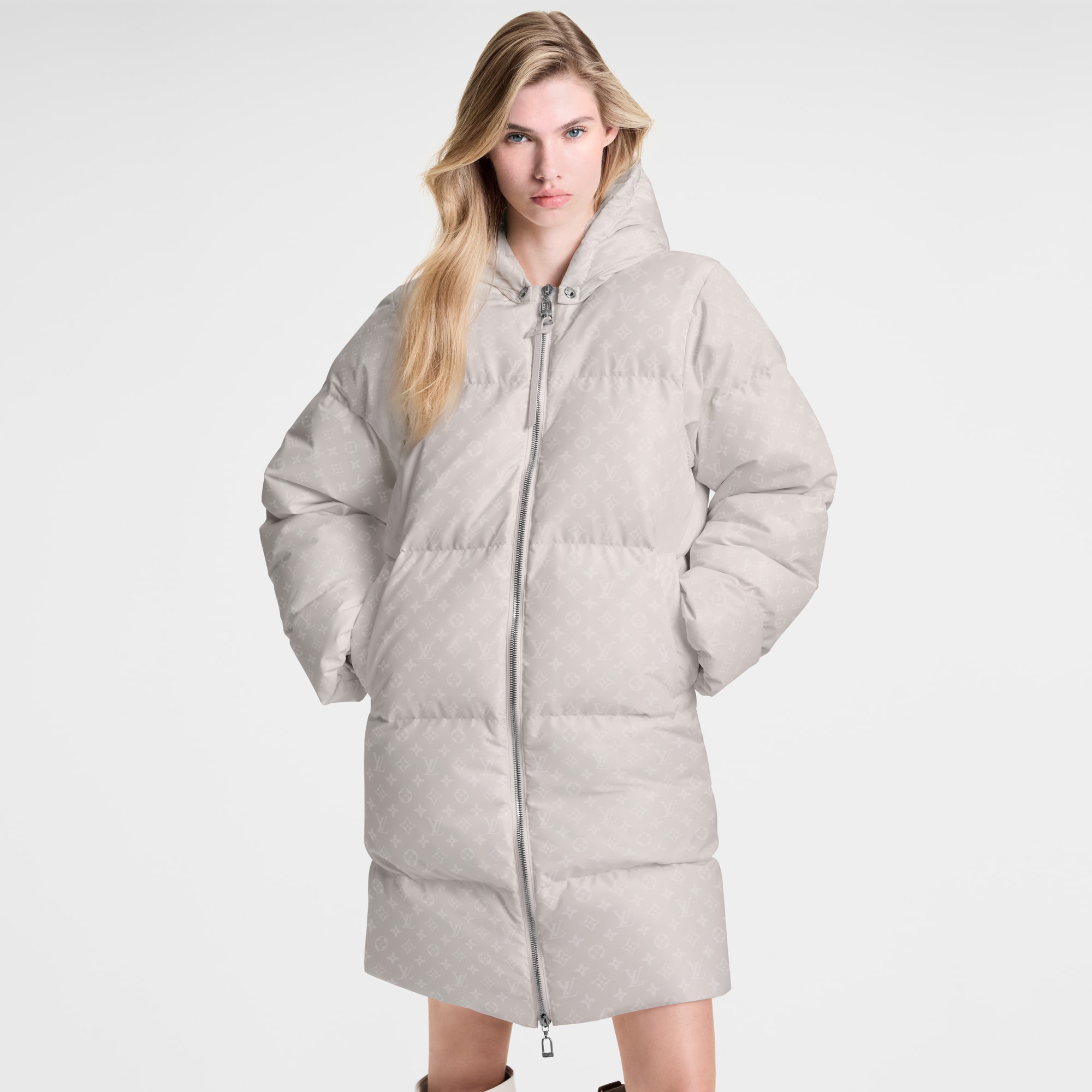 Cazadora de plumas larga Monogram  Mujer Prêt-à-Porter Abrigos y chaquetas | LOUIS VUITTON (Zoom de producto)