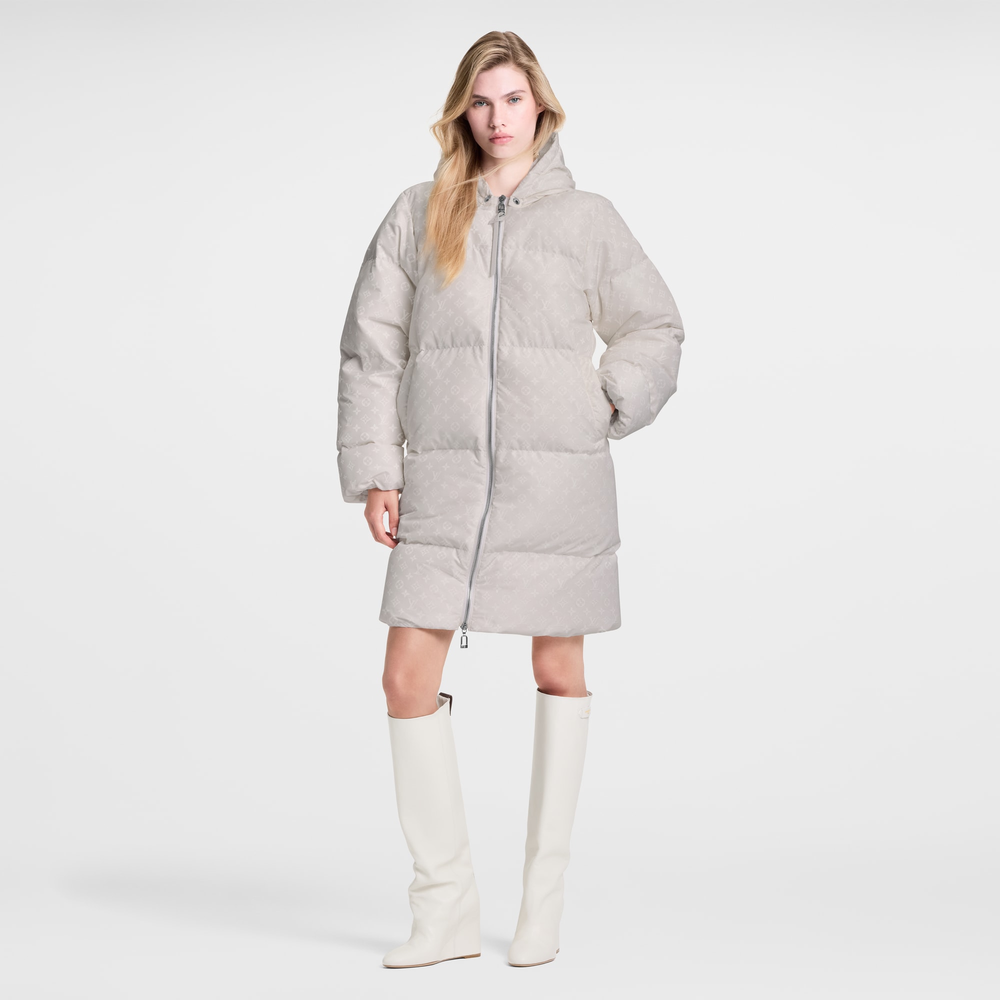 Cazadora de plumas larga Monogram  Mujer Prêt-à-Porter Abrigos y chaquetas | LOUIS VUITTON (Zoom de producto)
