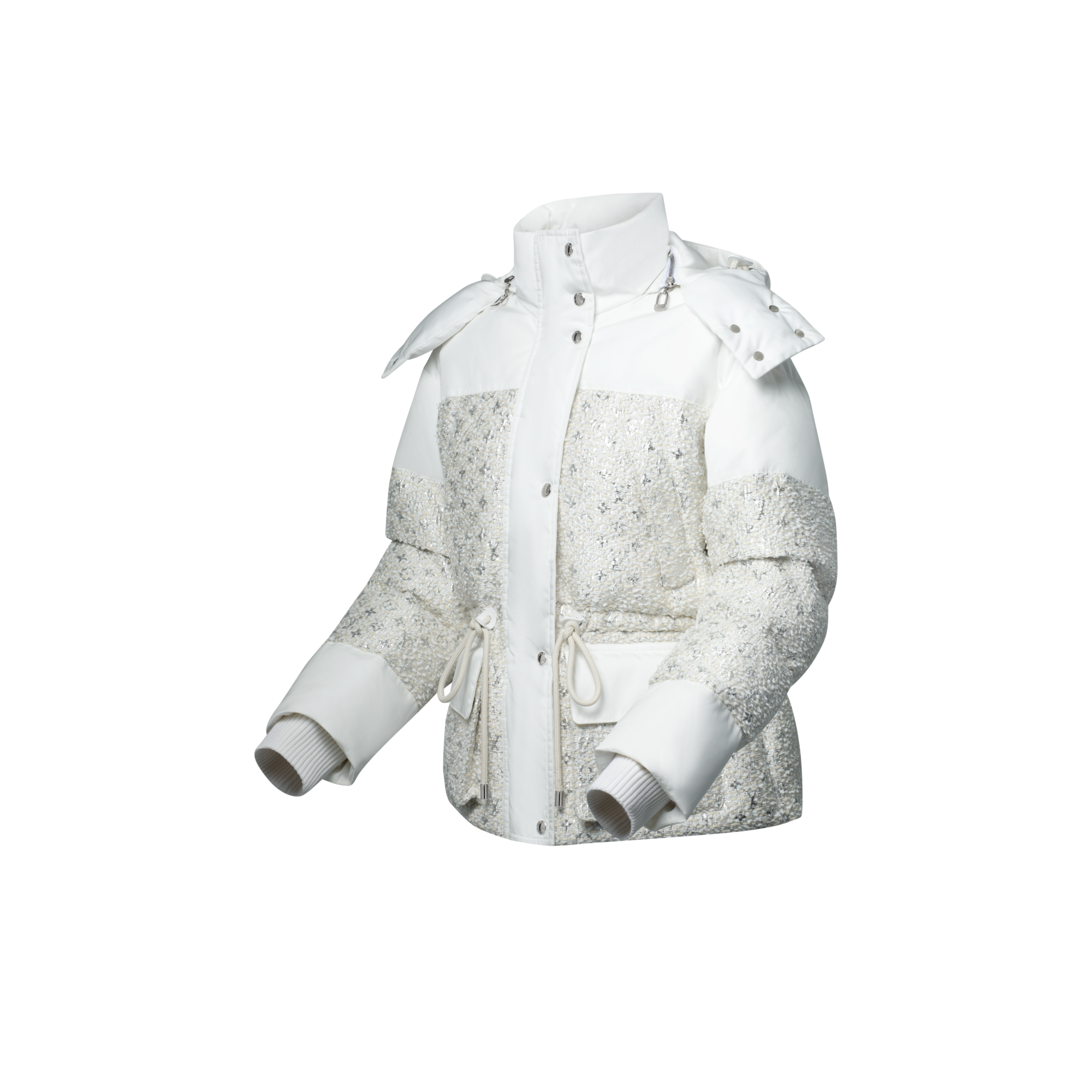 Cazadora de plumas Monogram en tweed  Mujer Prêt-à-Porter Abrigos y chaquetas | LOUIS VUITTON (Zoom de producto)