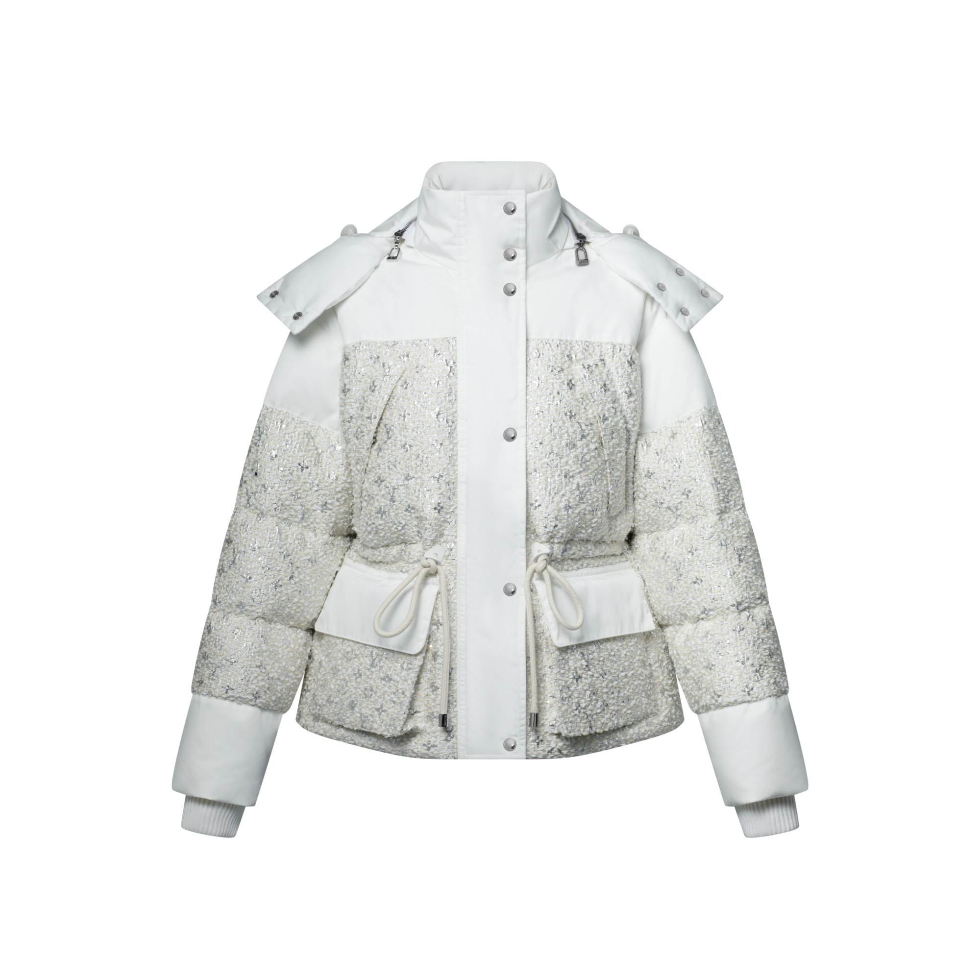 Cazadora de plumas Monogram en tweed  Mujer Prêt-à-Porter Abrigos y chaquetas | LOUIS VUITTON (Zoom de producto)