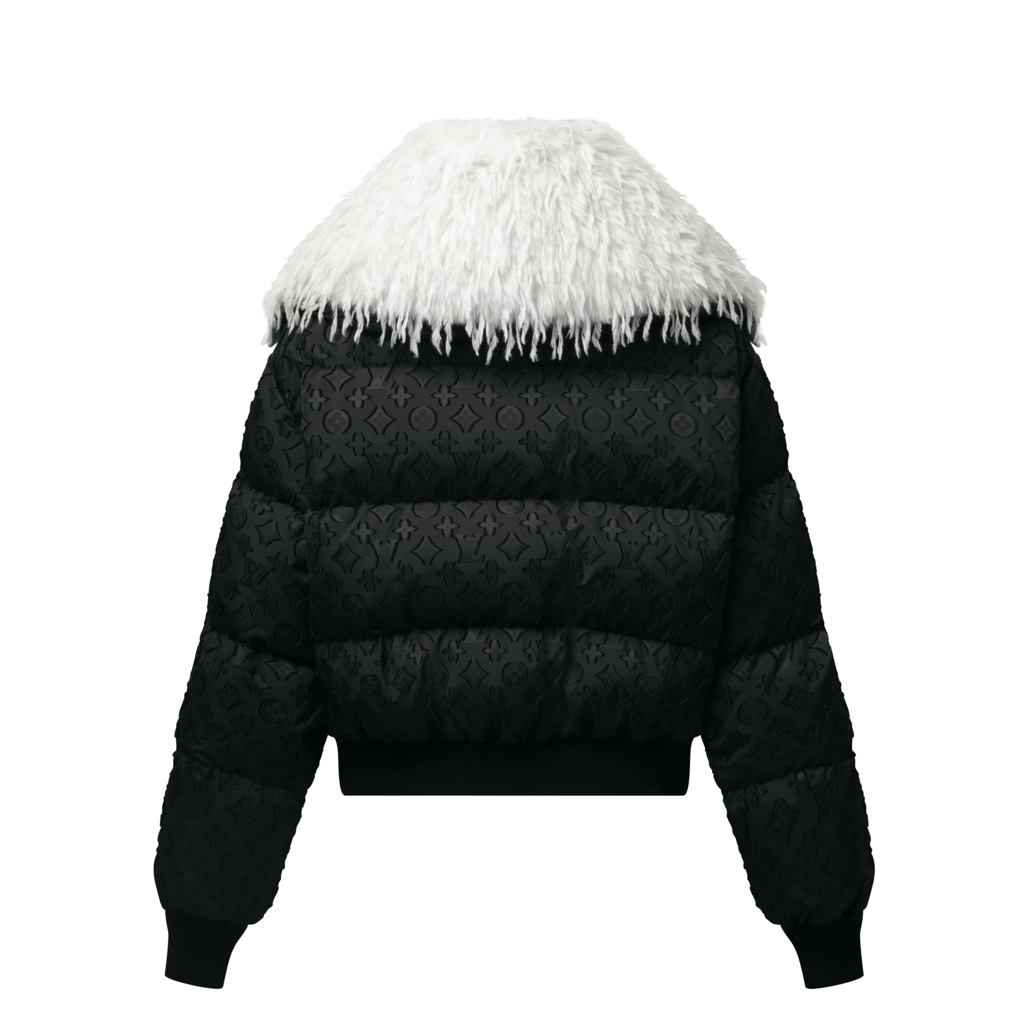 Cazadora de plumón con cuello de plumas  Mujer Prêt-à-Porter Abrigos y chaquetas | LOUIS VUITTON (Zoom de producto)