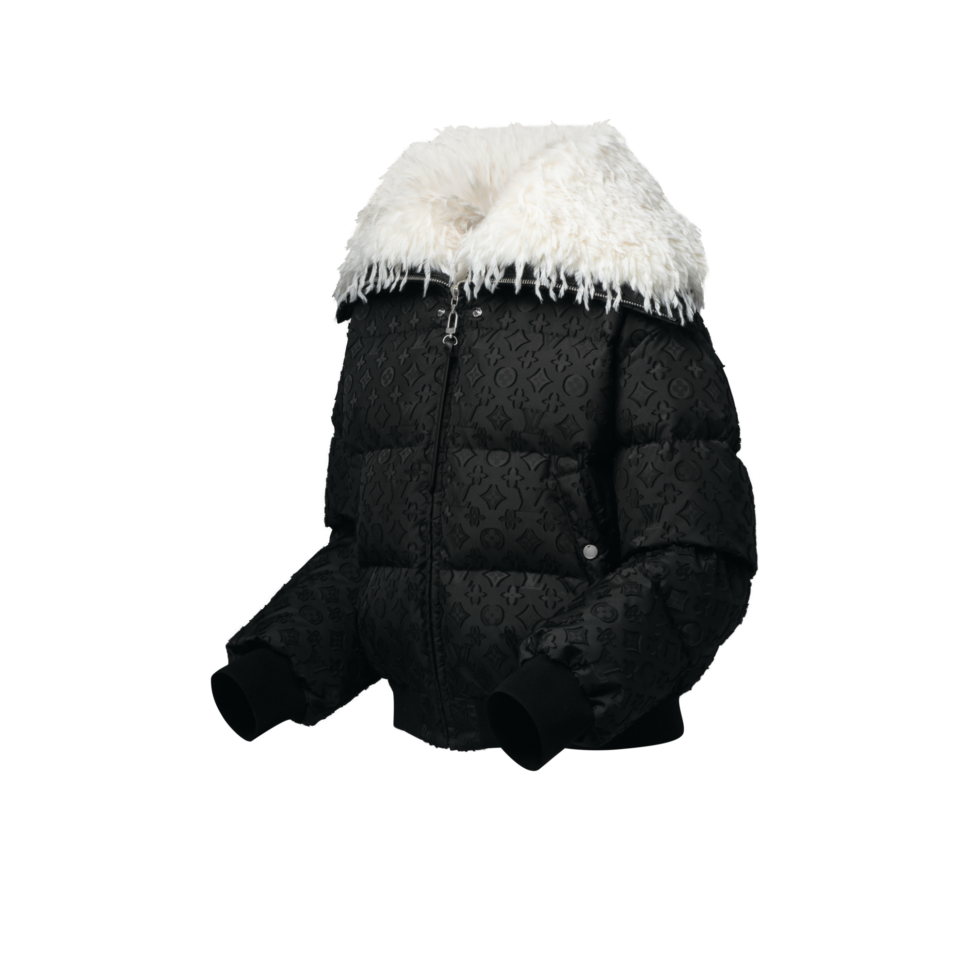 Cazadora de plumón con cuello de plumas  Mujer Prêt-à-Porter Abrigos y chaquetas | LOUIS VUITTON (Zoom de producto)