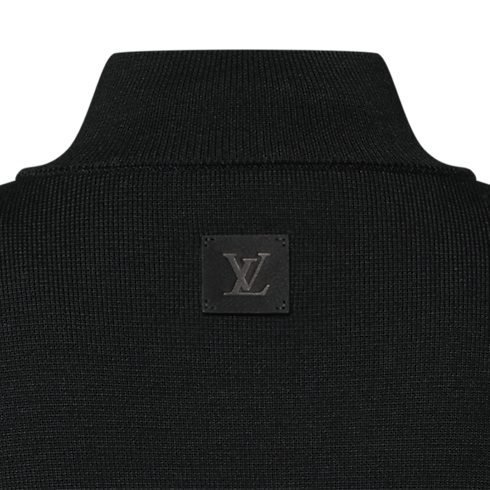 Cazadora de punto con bandas en piel Hombre Prêt-à-Porter Todo Prêt-à-Porter | LOUIS VUITTON (Zoom de producto)