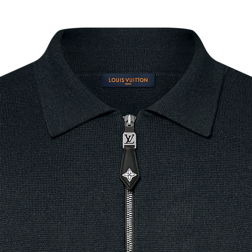 Cazadora de punto con detalles en piel Hombre Prêt-à-Porter Cazadoras y abrigos | LOUIS VUITTON (Zoom de producto)