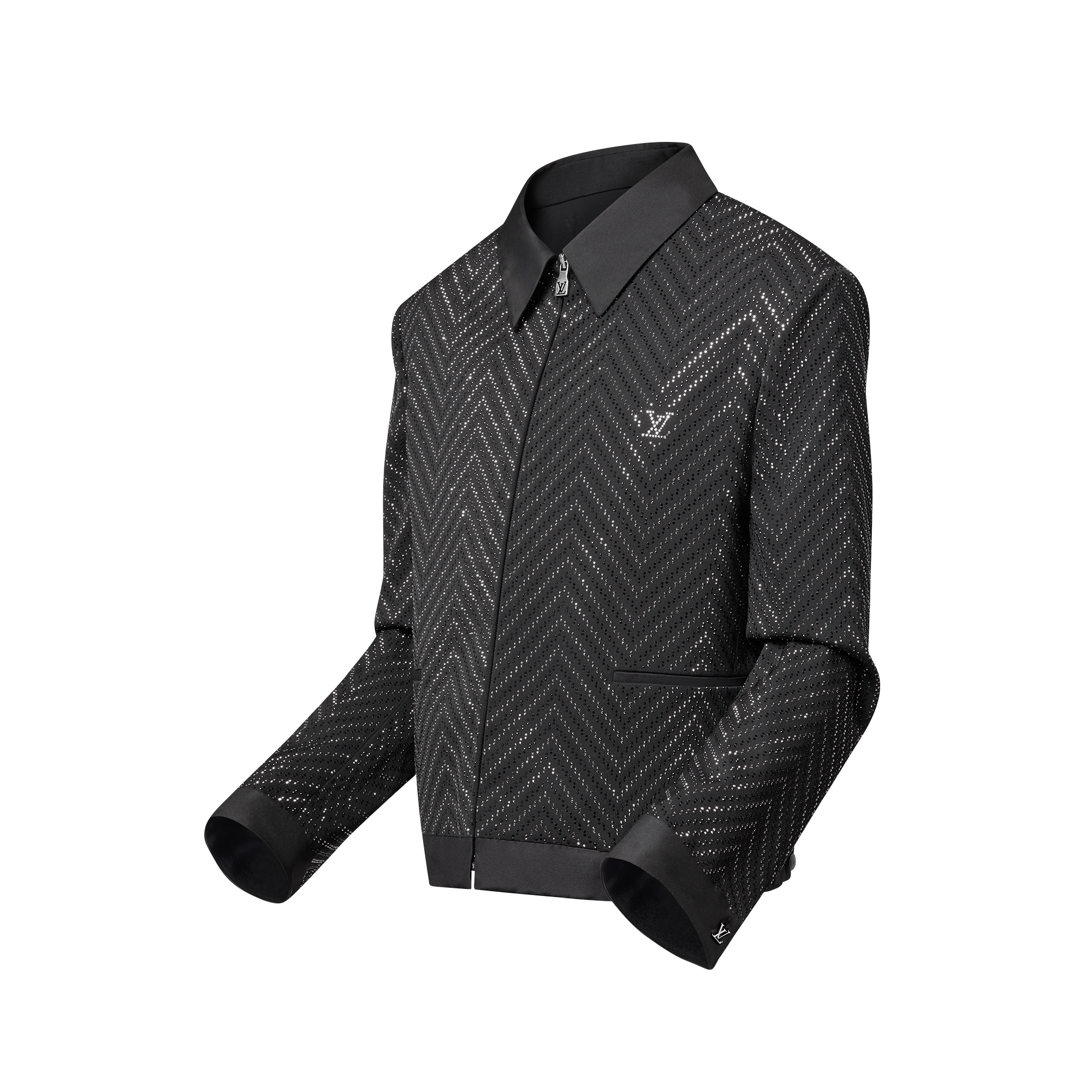 Cazadora de sastre con cristales  Hombre Prêt-à-Porter Cazadoras y abrigos | LOUIS VUITTON (Zoom de producto)