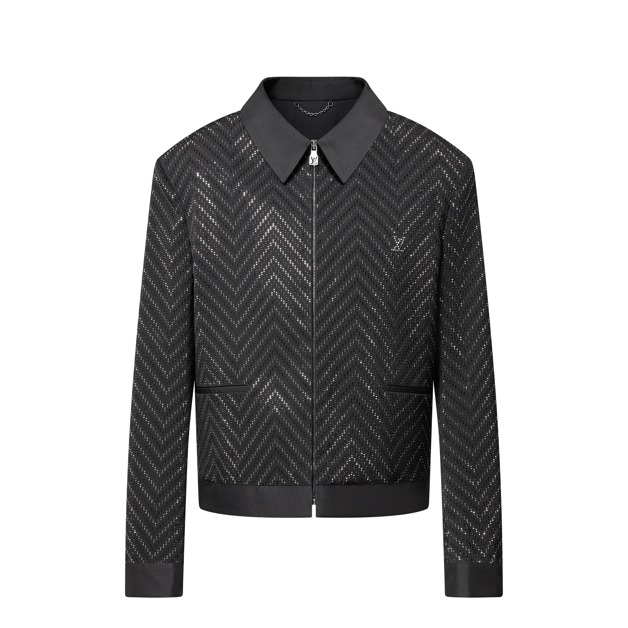 Cazadora de sastre con cristales  Hombre Prêt-à-Porter Cazadoras y abrigos | LOUIS VUITTON (Zoom de producto)