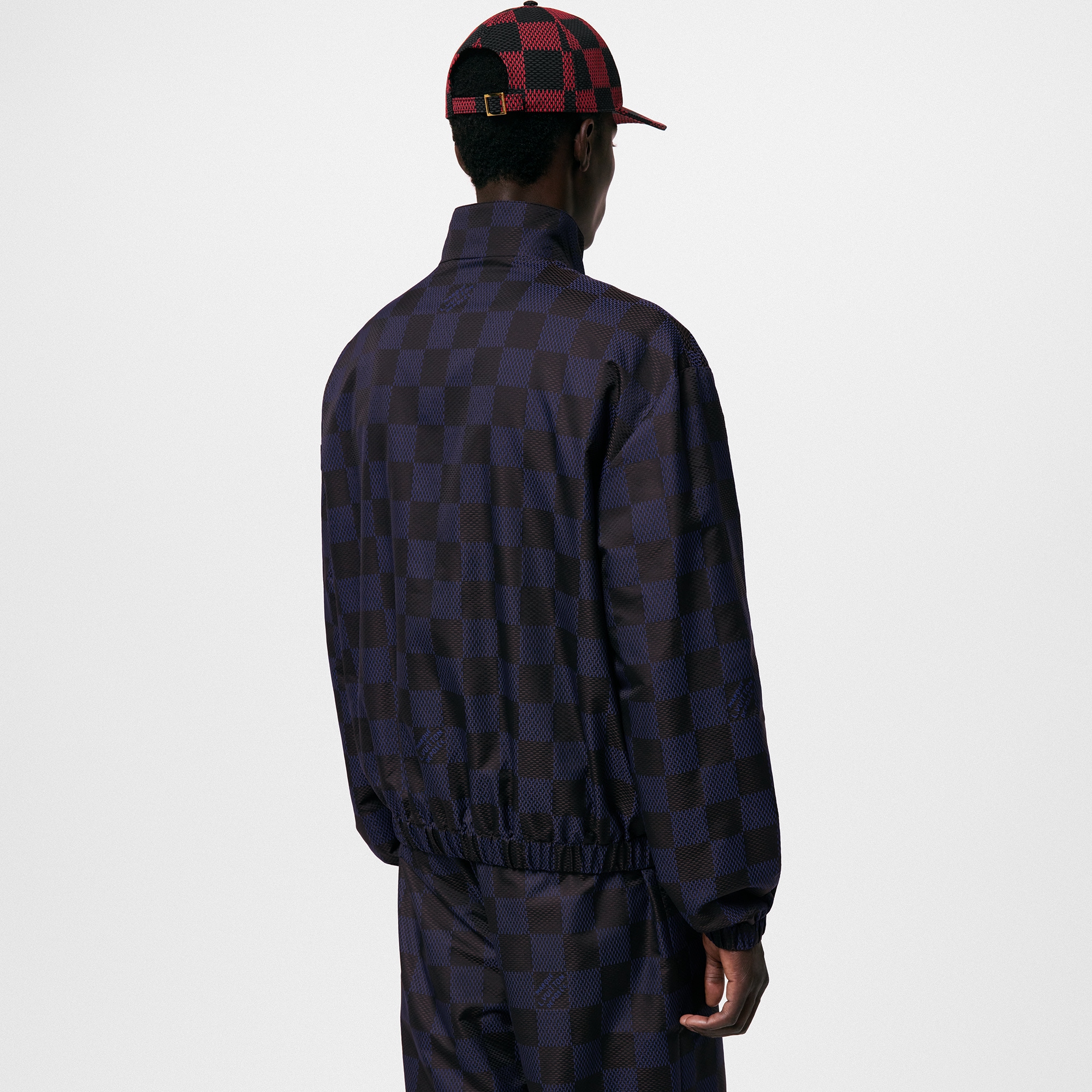 Cazadora de viaje Damier Pop en nailon  Hombre Prêt-à-Porter Cazadoras y abrigos | LOUIS VUITTON (Zoom de producto)