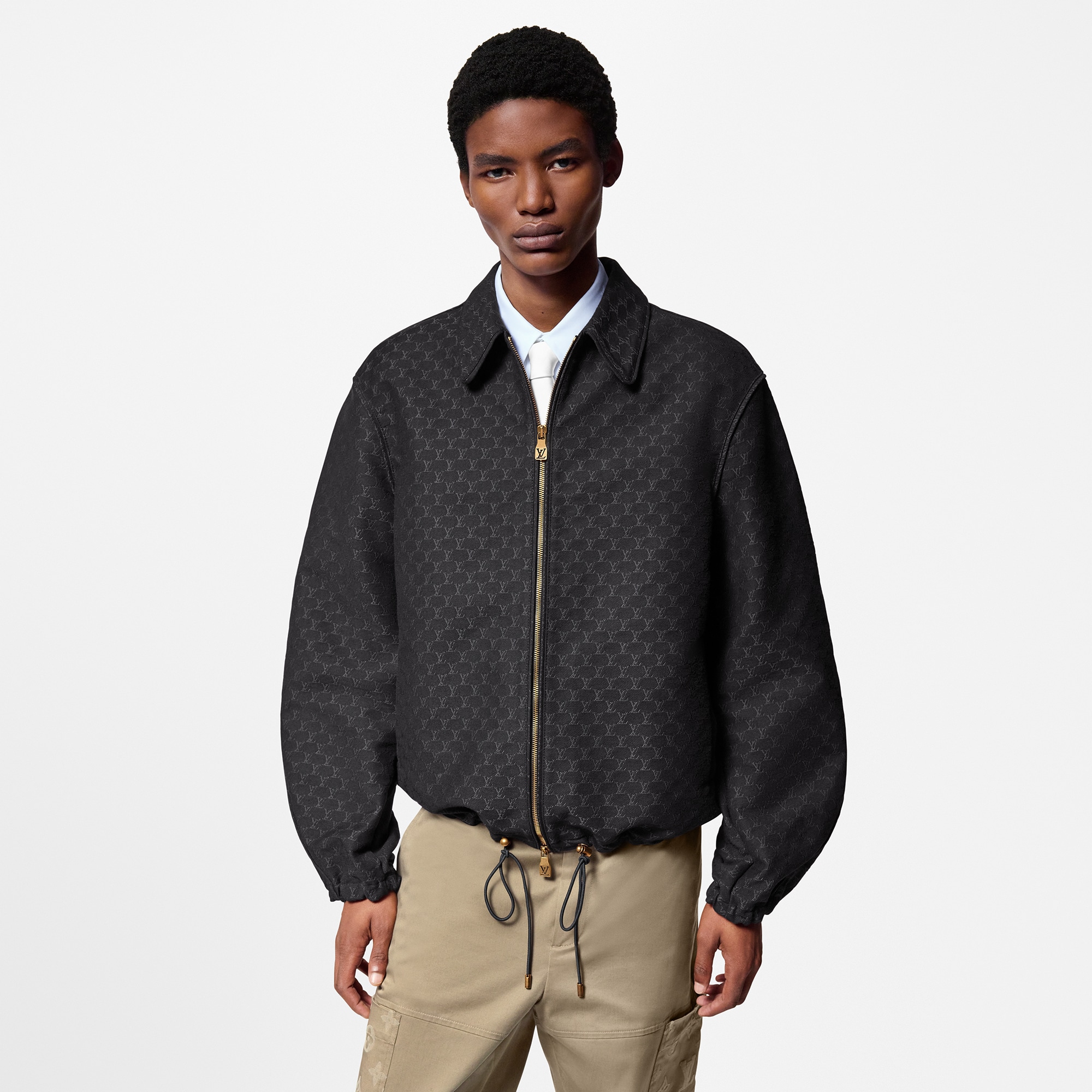 Cazadora en mezcla de algodón  Hombre Prêt-à-Porter Cazadoras y abrigos | LOUIS VUITTON (Zoom de producto)