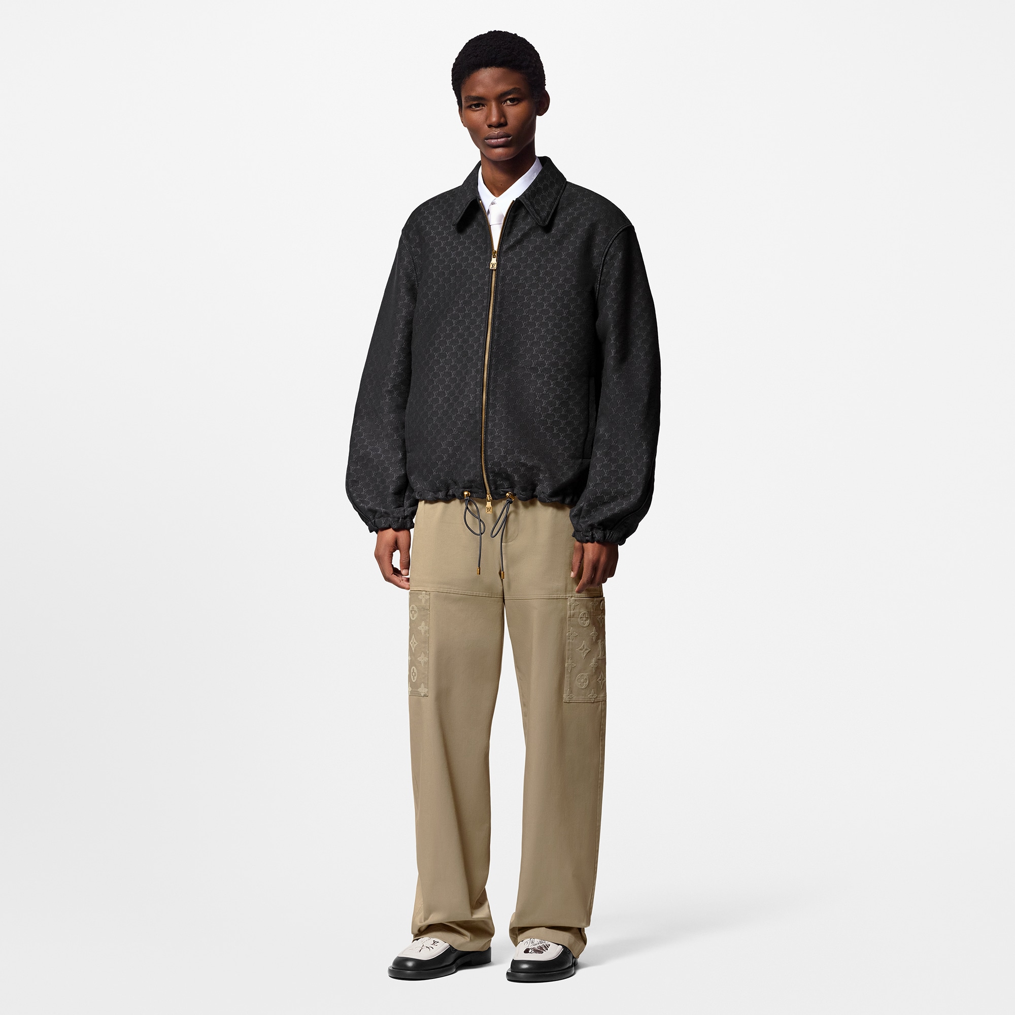 Cazadora en mezcla de algodón  Hombre Prêt-à-Porter Cazadoras y abrigos | LOUIS VUITTON (Zoom de producto)