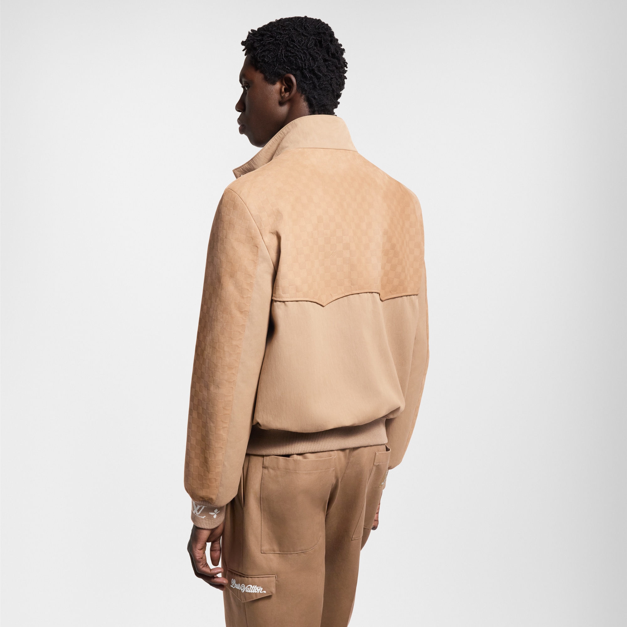 Cazadora en mezcla de materiales  Hombre Prêt-à-Porter Cazadoras y abrigos | LOUIS VUITTON (Zoom de producto)