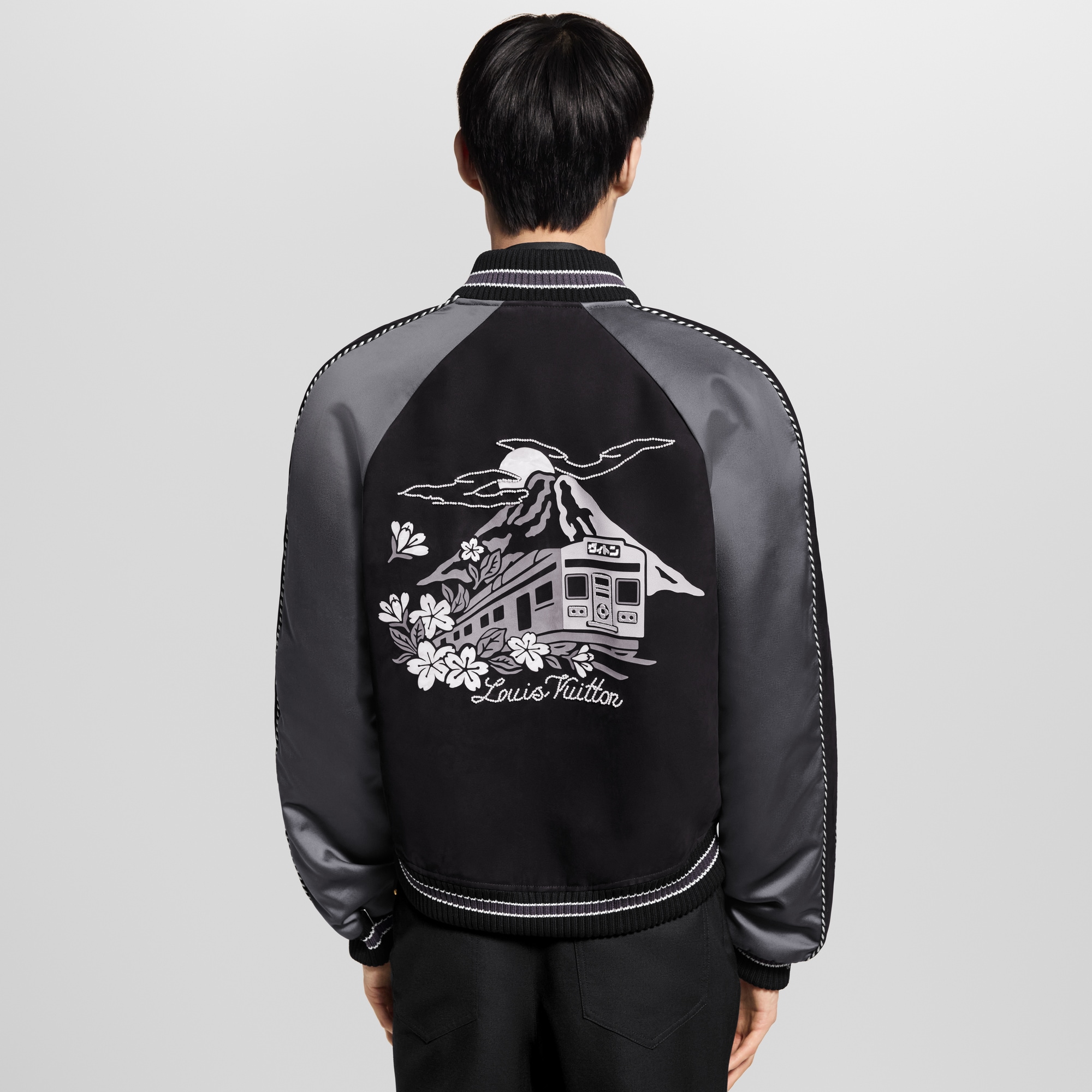 Cazadora en mezcla de materiales  Hombre Prêt-à-Porter Cazadoras y abrigos | LOUIS VUITTON (Zoom de producto)
