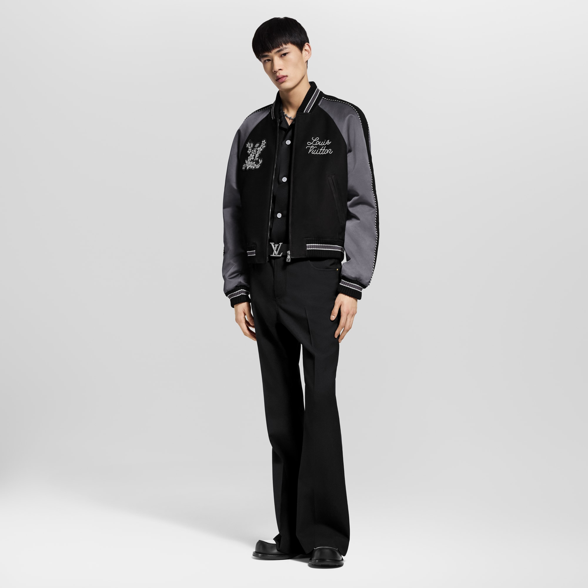 Cazadora en mezcla de materiales  Hombre Prêt-à-Porter Cazadoras y abrigos | LOUIS VUITTON (Zoom de producto)