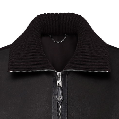 Cazadora en mezcla de piel Hombre Prêt-à-Porter Todo Prêt-à-Porter | LOUIS VUITTON (Zoom de producto)