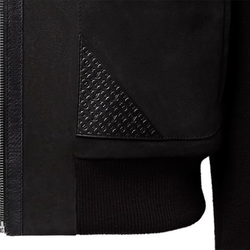 Cazadora en mezcla de piel Hombre Prêt-à-Porter Todo Prêt-à-Porter | LOUIS VUITTON (Zoom de producto)