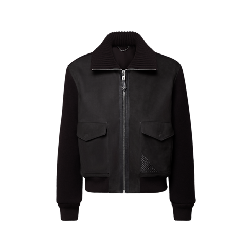 Cazadora en mezcla de piel Hombre Prêt-à-Porter Todo Prêt-à-Porter | LOUIS VUITTON (Zoom de producto)
