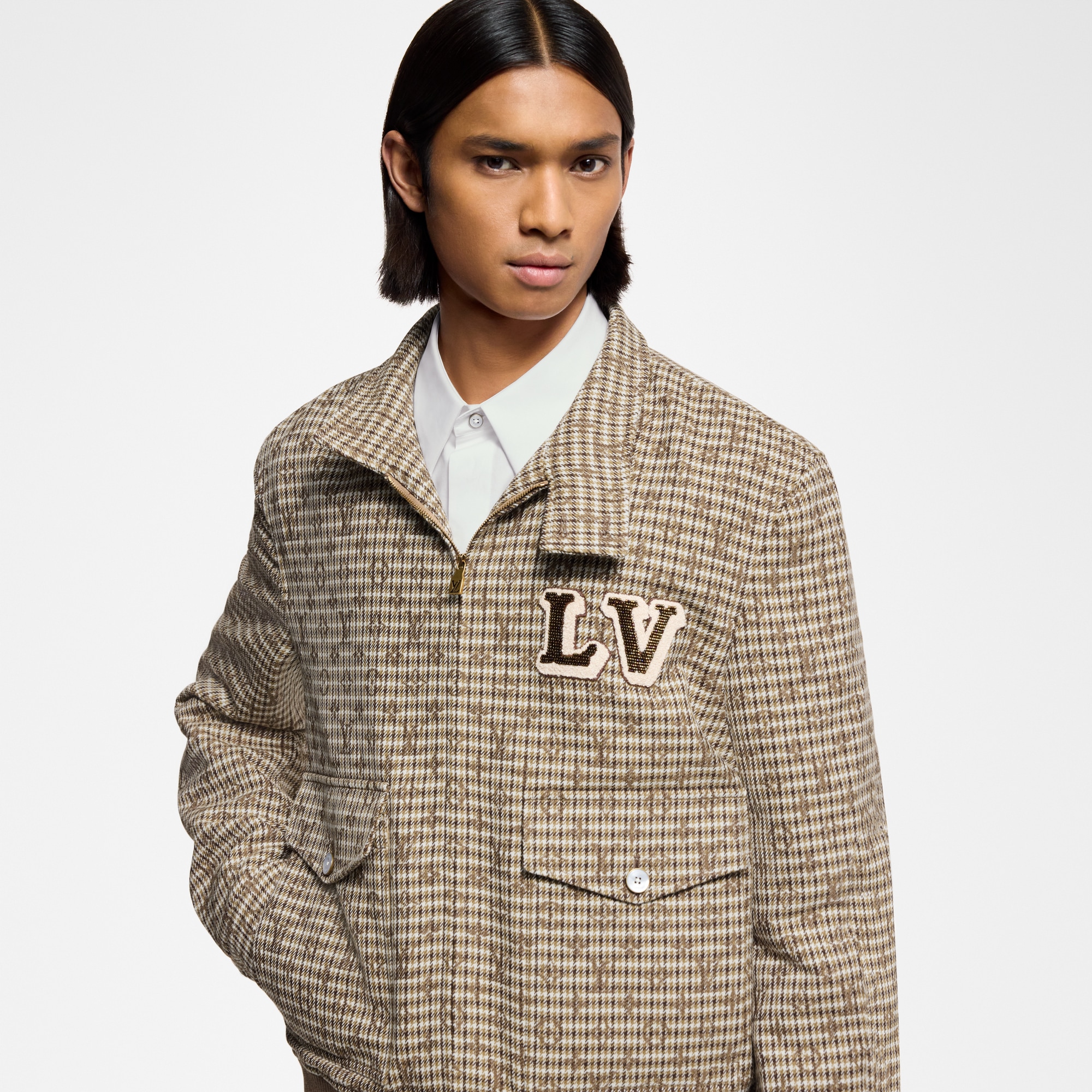 Cazadora Harrington de lana Monogram  Hombre Prêt-à-Porter Cazadoras y abrigos | LOUIS VUITTON (Zoom de producto)