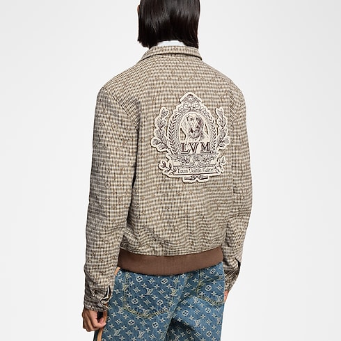 Cazadora Harrington de lana Monogram Hombre Prêt-à-Porter Cazadoras y abrigos | LOUIS VUITTON (Zoom de producto)