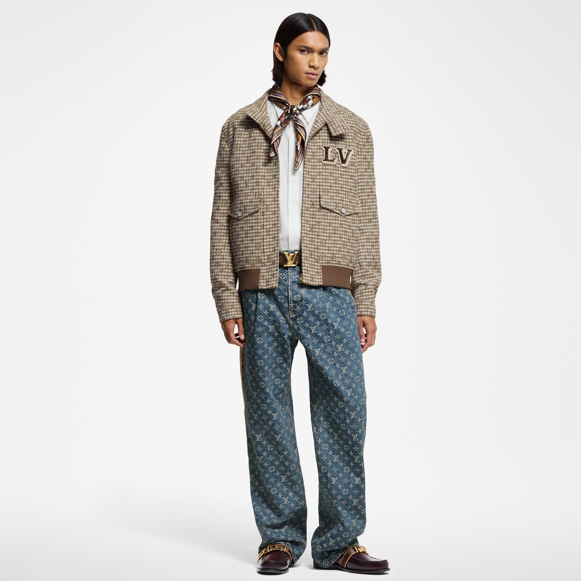 Cazadora Harrington de lana Monogram  Hombre Prêt-à-Porter Cazadoras y abrigos | LOUIS VUITTON (Zoom de producto)
