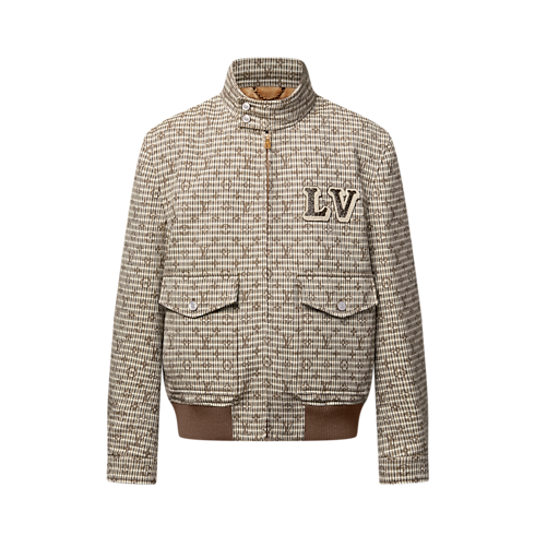 Cazadora Harrington de lana Monogram Hombre Prêt-à-Porter Cazadoras y abrigos | LOUIS VUITTON (Zoom de producto)