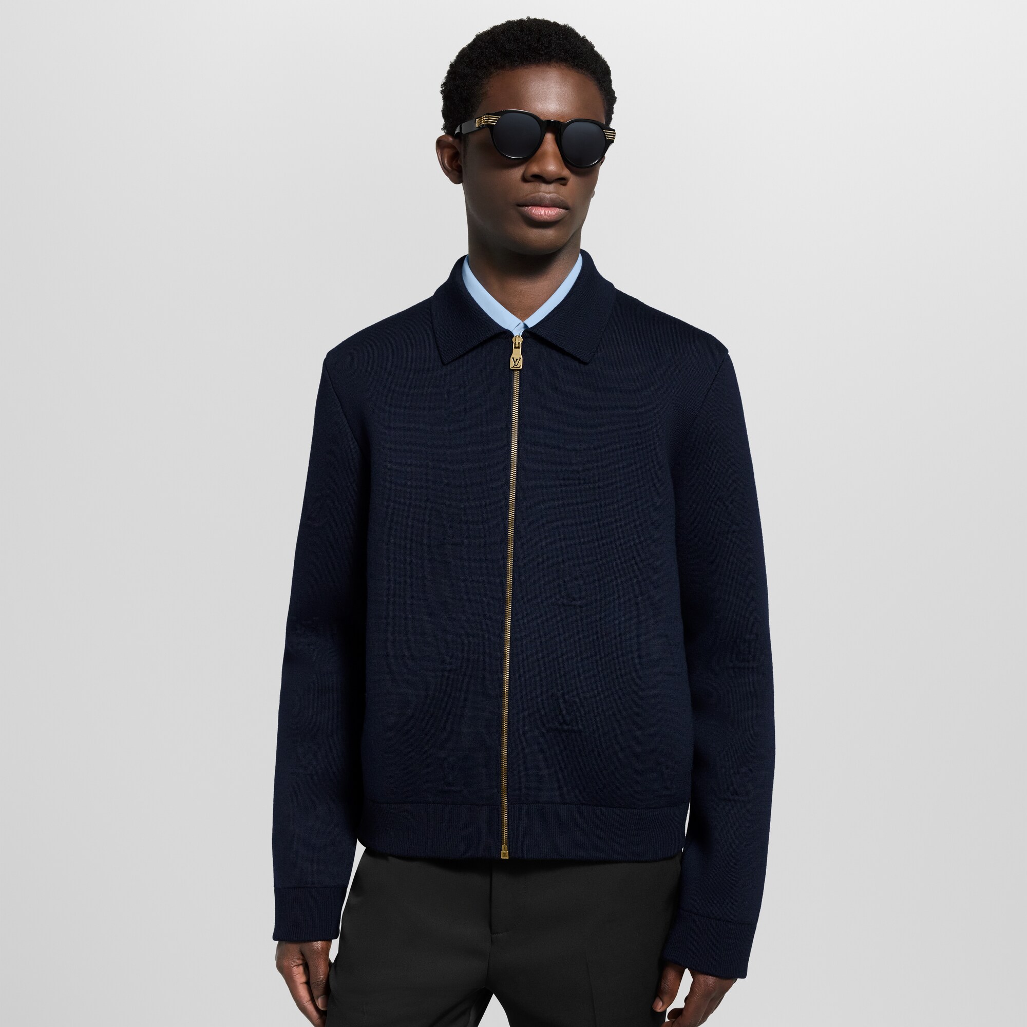 Cazadora LV Blason con cremallera  Hombre Prêt-à-Porter Todo Prêt-à-Porter | LOUIS VUITTON (Zoom de producto)