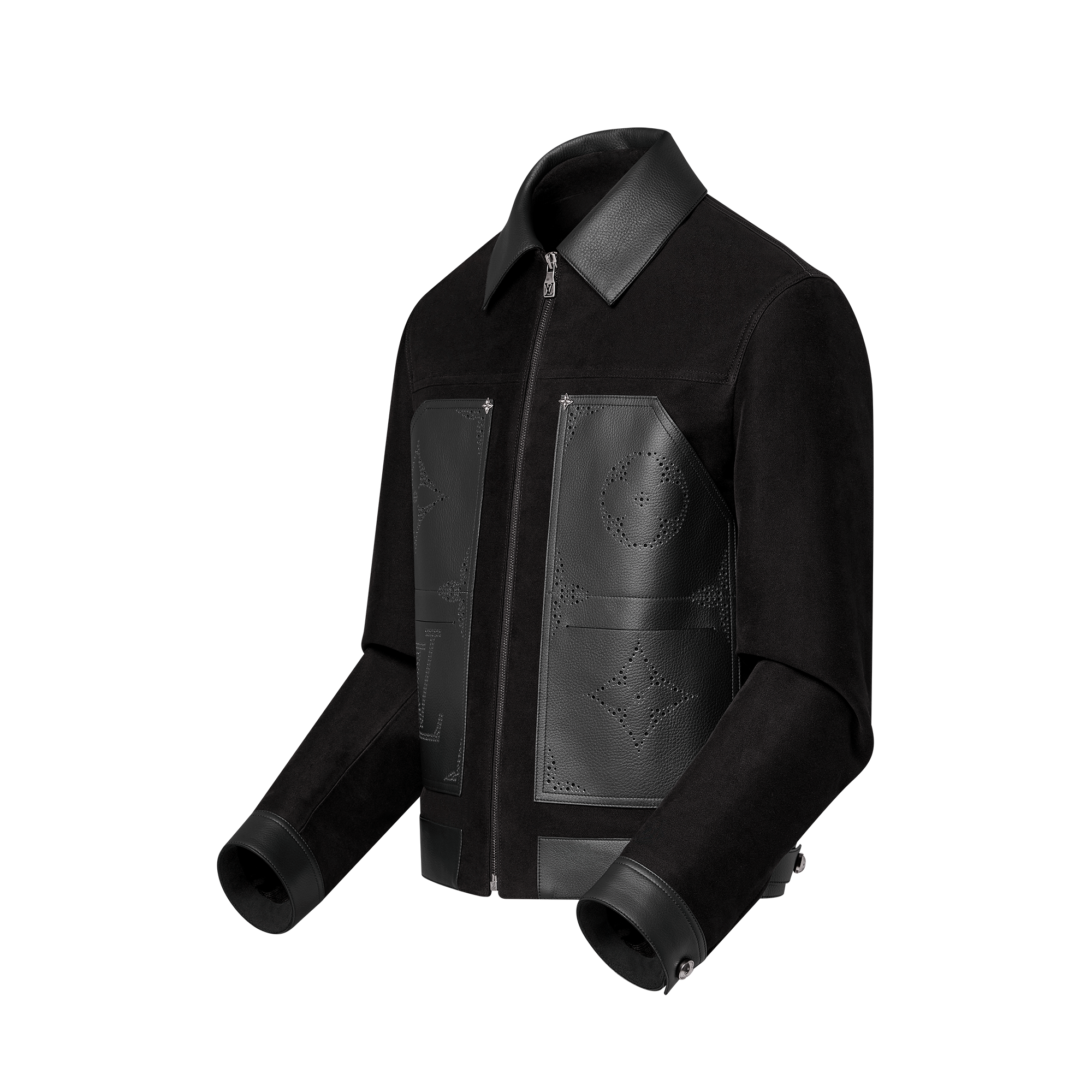 Cazadora Monogram con detalles en piel  Hombre Prêt-à-Porter Cazadoras y abrigos | LOUIS VUITTON (Zoom de producto)