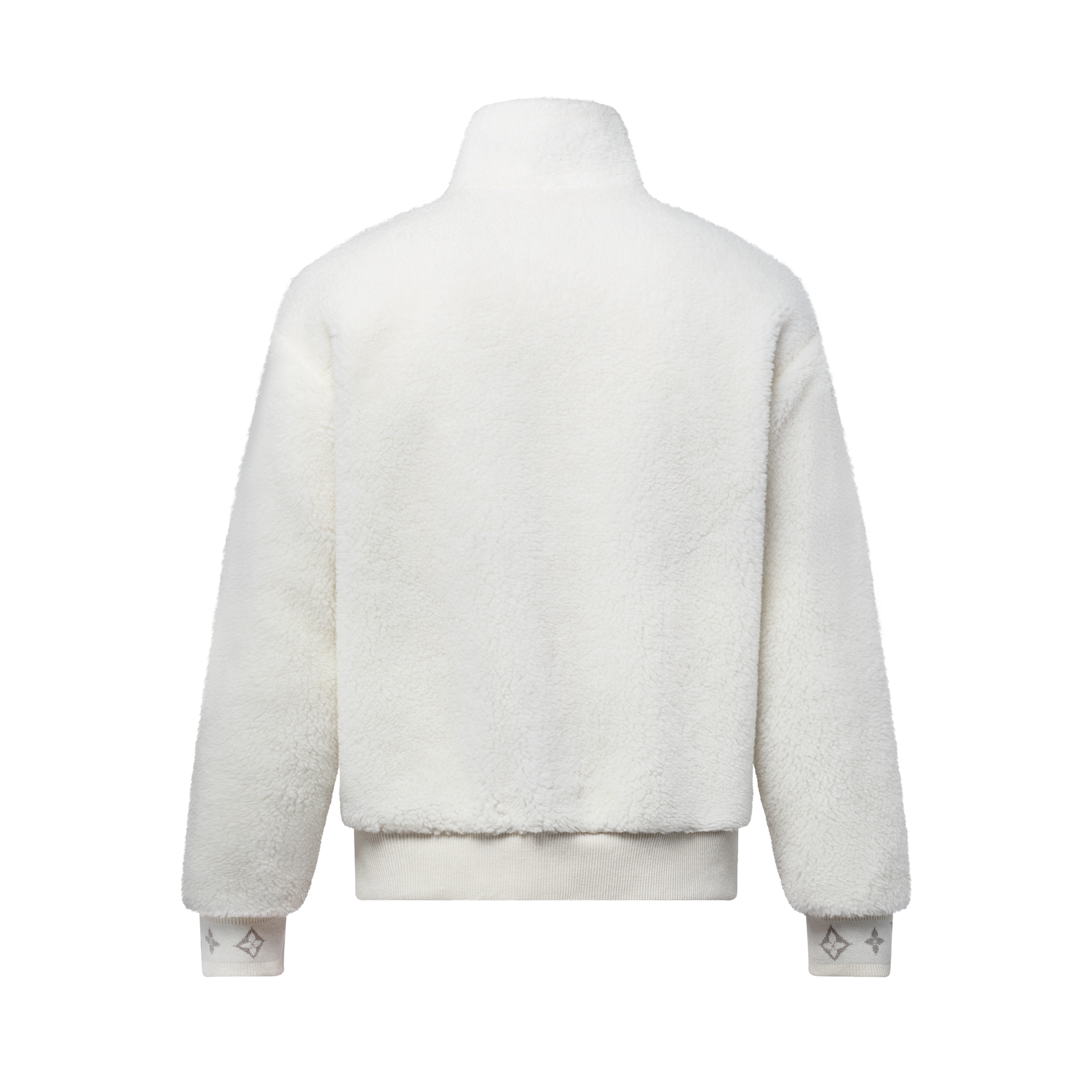 Cazadora polar con parche en piel  Novedades Para hombre LV Ski | LOUIS VUITTON (Zoom de producto)