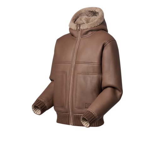 Cazadora reversible con capucha en piel de oveja Hombre Prêt-à-Porter Cazadoras y abrigos | LOUIS VUITTON (Zoom de producto)