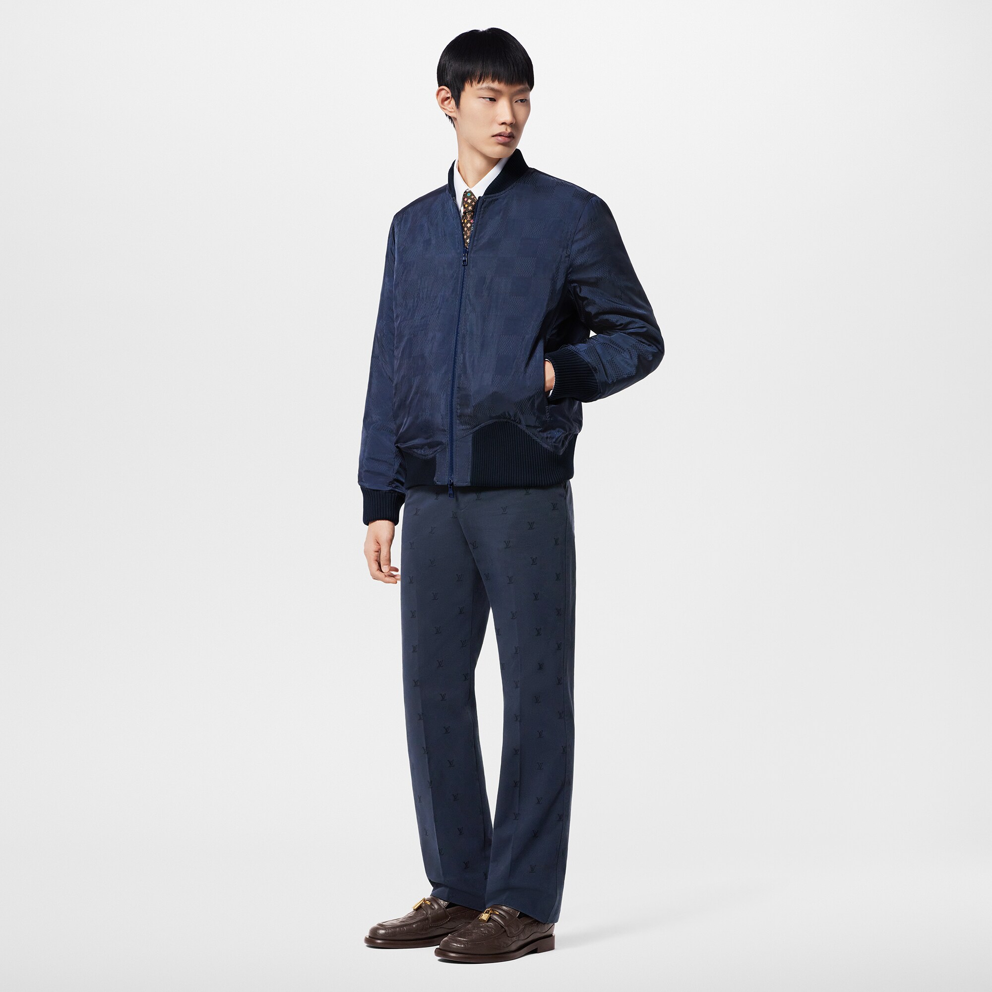 Cazadora reversible en nailon y piel  Hombre Prêt-à-Porter Cazadoras y abrigos | LOUIS VUITTON (Zoom de producto)