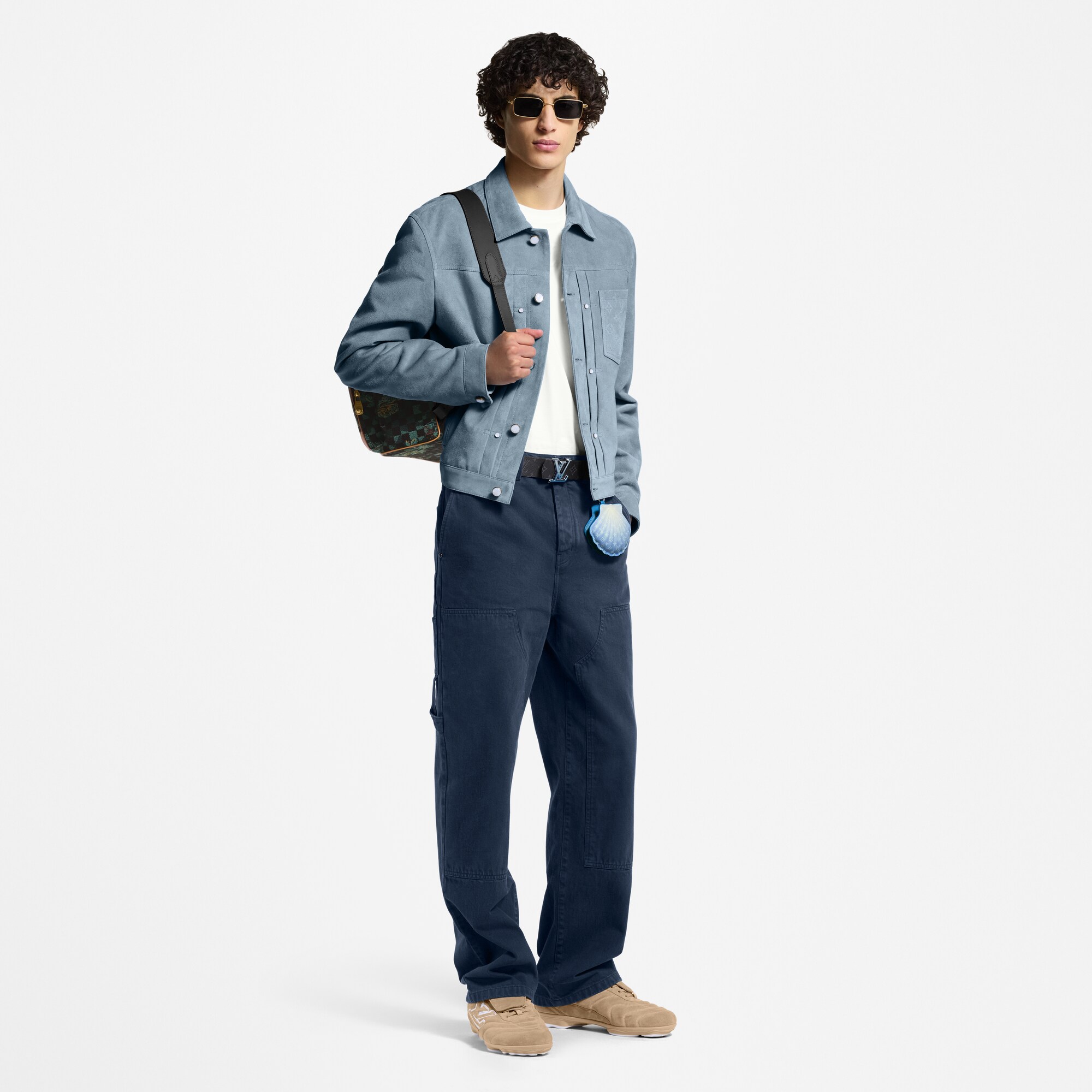 Cazadora Trucker Type II de ante  Hombre Prêt-à-Porter Cazadoras y abrigos | LOUIS VUITTON (Zoom de producto)