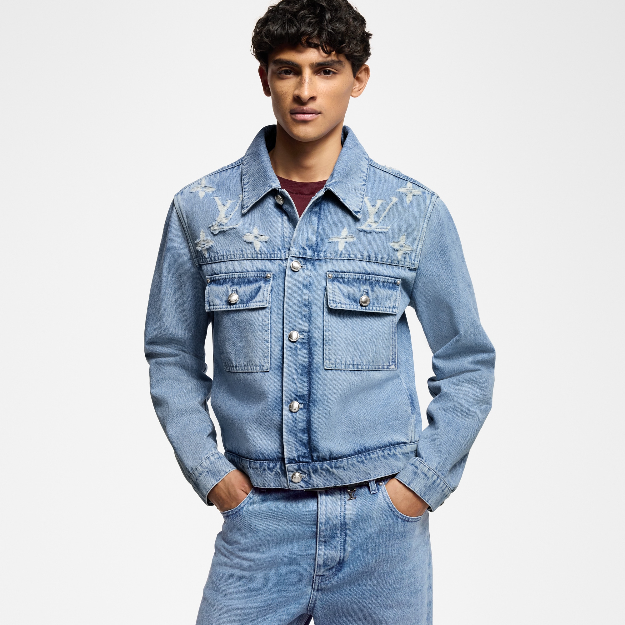 Cazadora trucker vaquera  Hombre Prêt-à-Porter Cazadoras y abrigos | LOUIS VUITTON (Zoom de producto)
