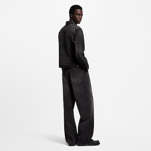 Cazadora Trucker vaquera Damier Hombre Prêt-à-Porter Cazadoras y abrigos | LOUIS VUITTON (Zoom de producto)
