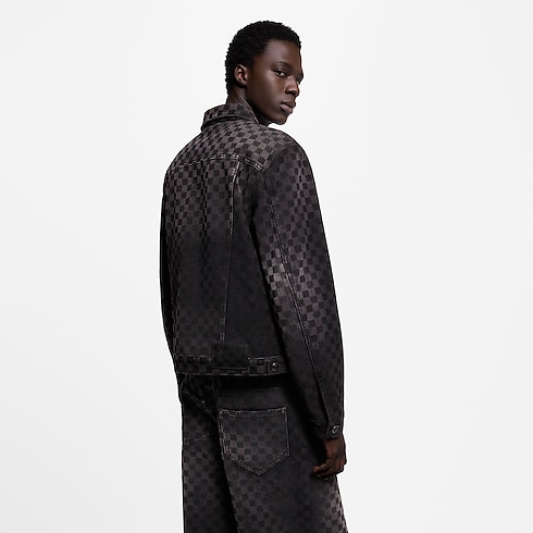 Cazadora Trucker vaquera Damier Hombre Prêt-à-Porter Cazadoras y abrigos | LOUIS VUITTON (Zoom de producto)