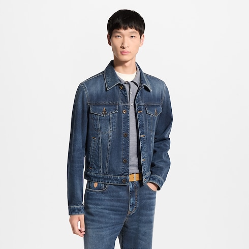 Cazadora trucker vaquera de algodón y cachemir Hombre Prêt-à-Porter Todo Prêt-à-Porter | LOUIS VUITTON (Zoom de producto)