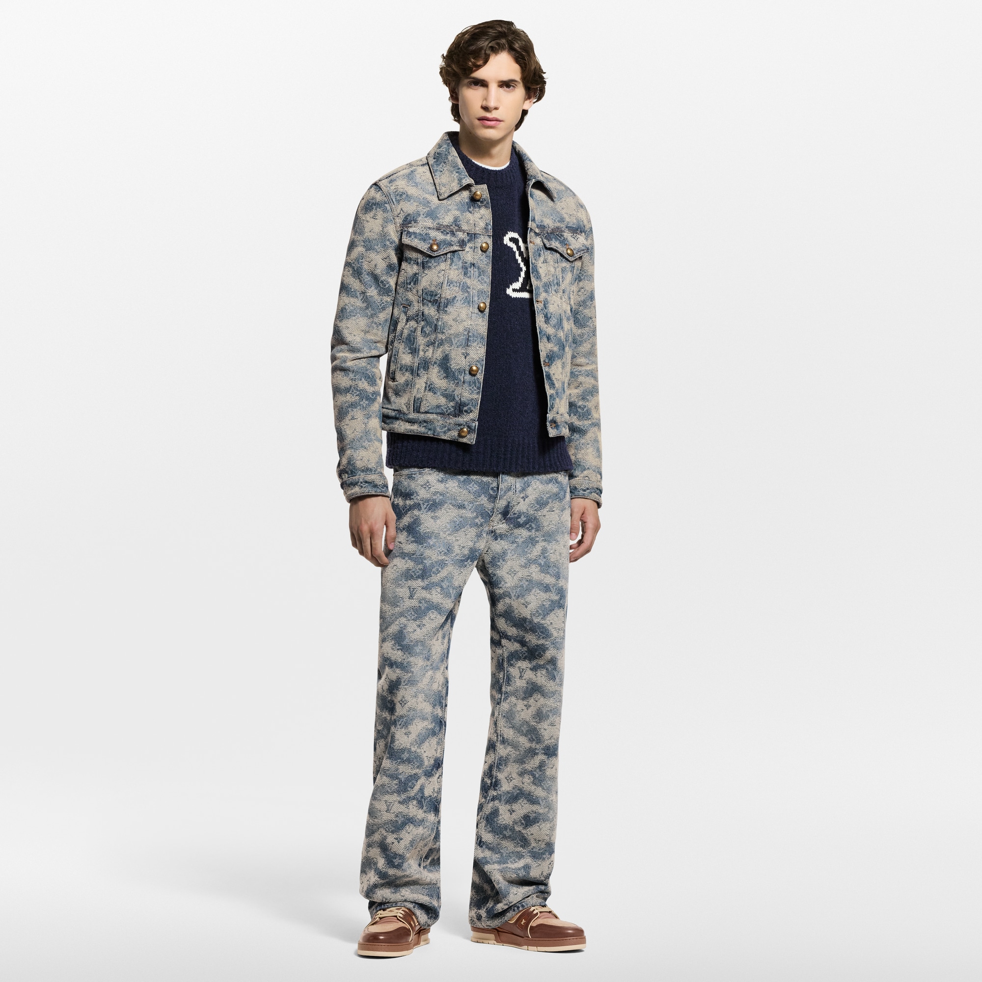 Cazadora trucker vaquera Monogram  Hombre Prêt-à-Porter Cazadoras y abrigos | LOUIS VUITTON (Zoom de producto)
