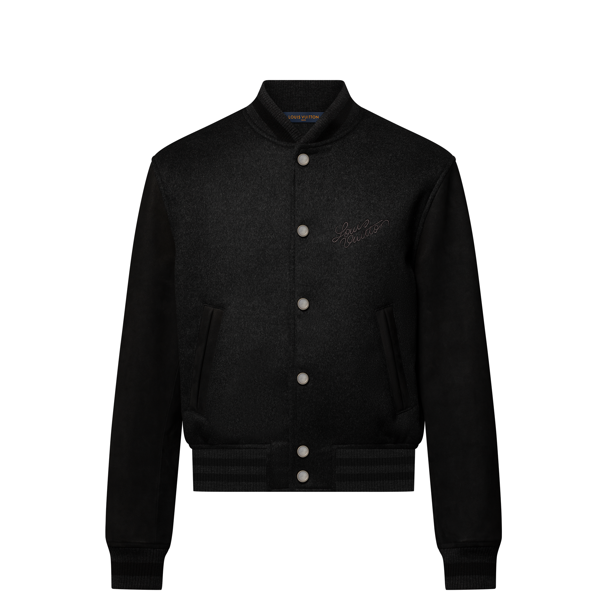 Cazadora universitaria de piel  Hombre Prêt-à-Porter Cazadoras y abrigos | LOUIS VUITTON (Zoom de producto)