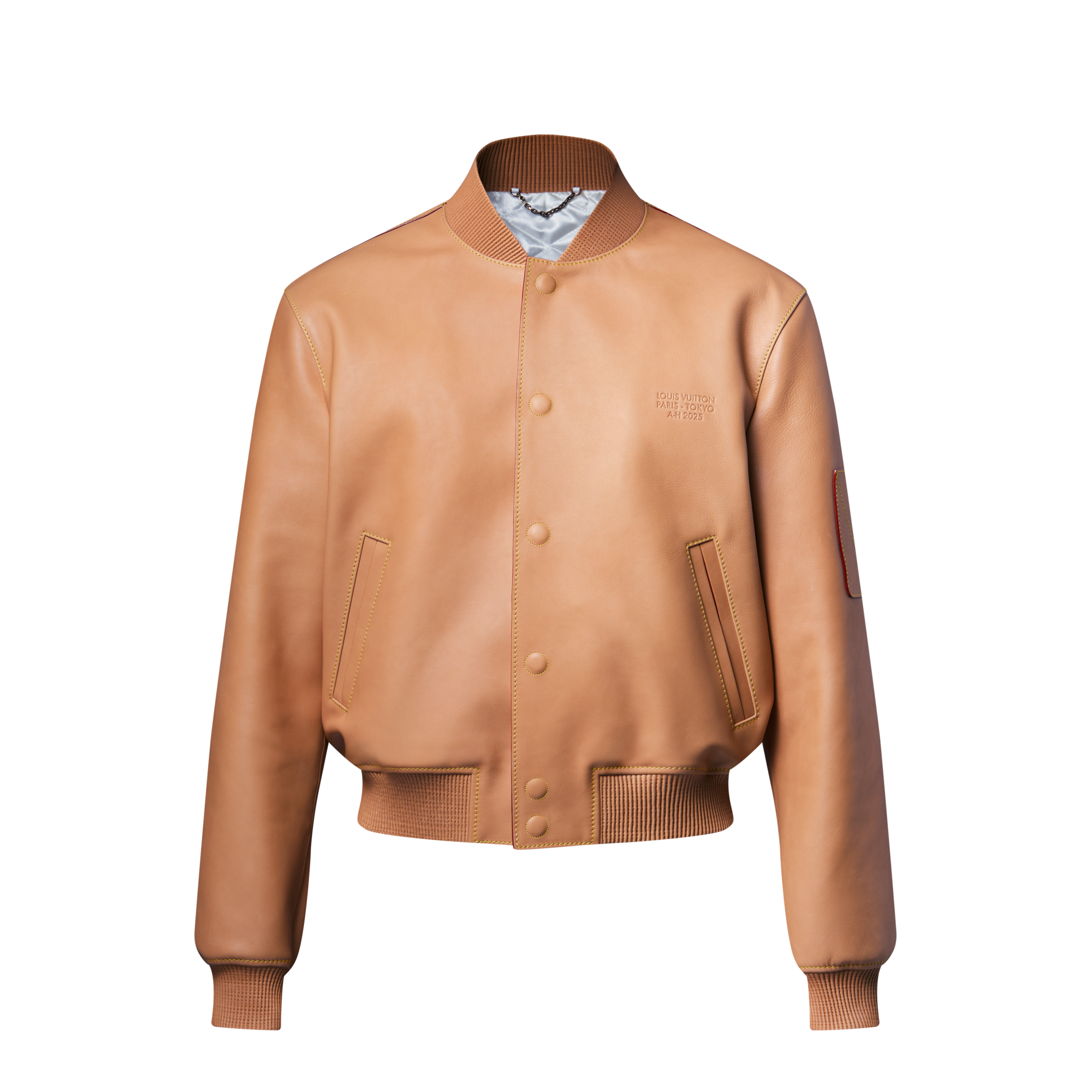 Cazadora universitaria de piel natural  Hombre Prêt-à-Porter Cazadoras y abrigos | LOUIS VUITTON (Zoom de producto)