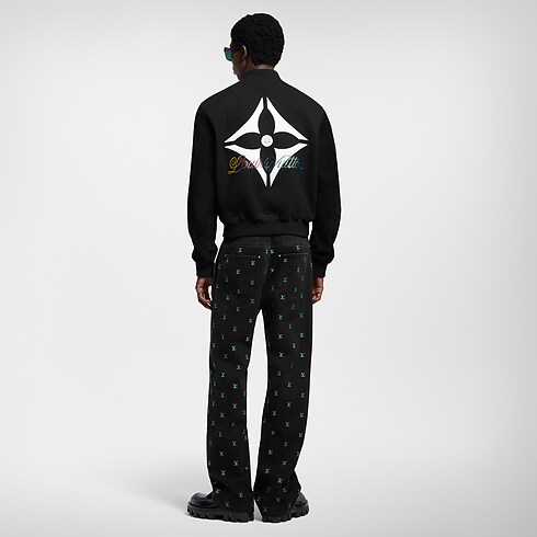 Cazadora universitaria en mezcla de materiales Hombre Prêt-à-Porter Cazadoras y abrigos | LOUIS VUITTON (Zoom de producto)