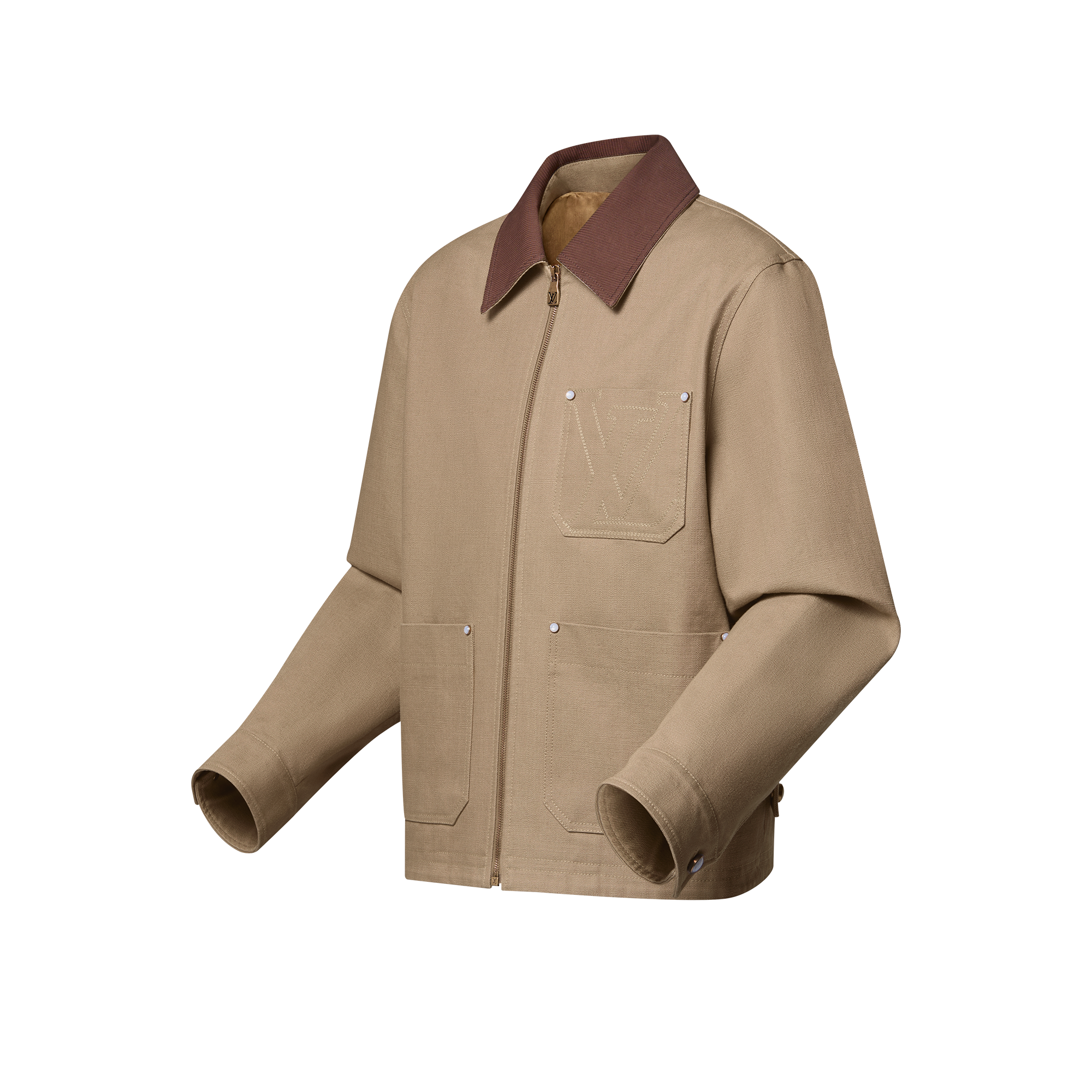 Cazadora utilitaria en lona de algodón  Hombre Prêt-à-Porter Cazadoras y abrigos | LOUIS VUITTON (Zoom de producto)