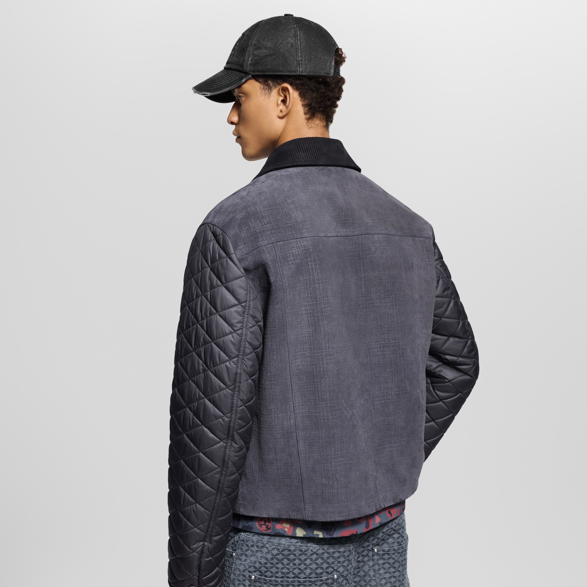 Cazadora utilitaria en mezcla de materiales  Hombre Prêt-à-Porter Cazadoras y abrigos | LOUIS VUITTON (Zoom de producto)