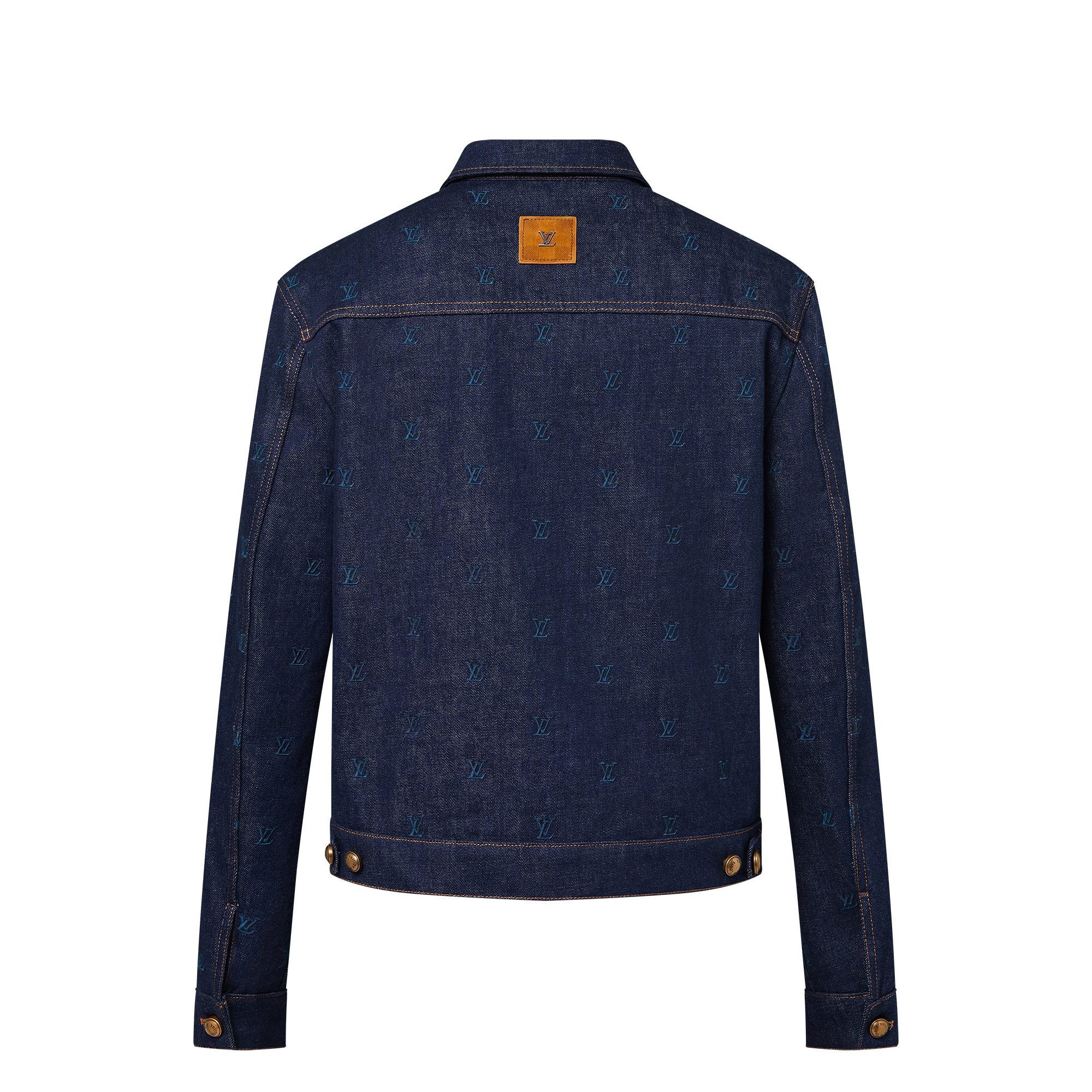 Cazadora vaquera bordada LV Blason  Hombre Prêt-à-Porter Cazadoras y abrigos | LOUIS VUITTON (Zoom de producto)