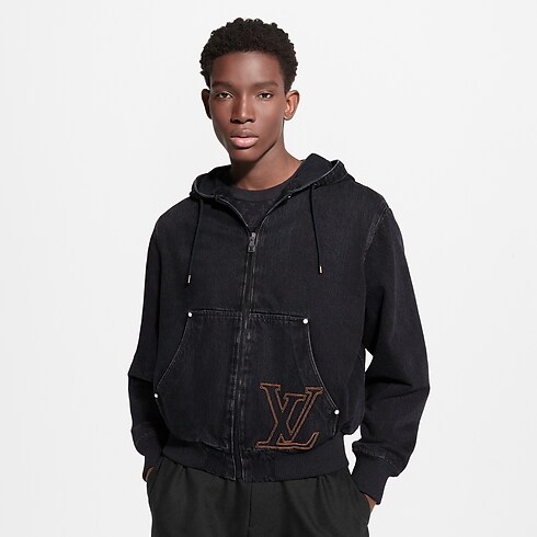 Cazadora vaquera LV de estilo utilitario con capucha Hombre Prêt-à-Porter Todo Prêt-à-Porter | LOUIS VUITTON (Zoom de producto)
